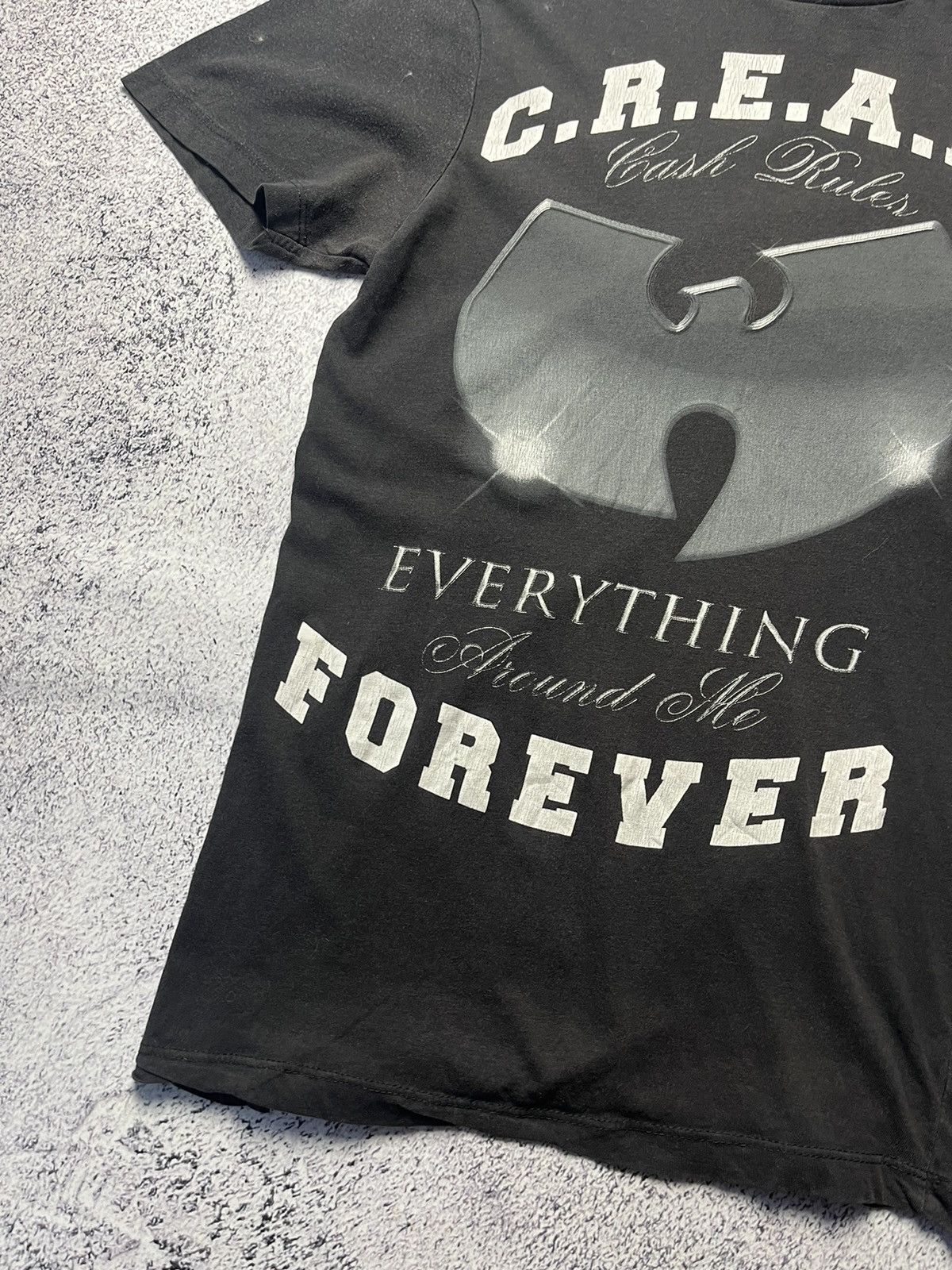 Band Tees Vintage CREAM WU TANG FOREVER TOUR MERCH Rare Size US XS / EU 42 / 0 - 16 Thumbnail