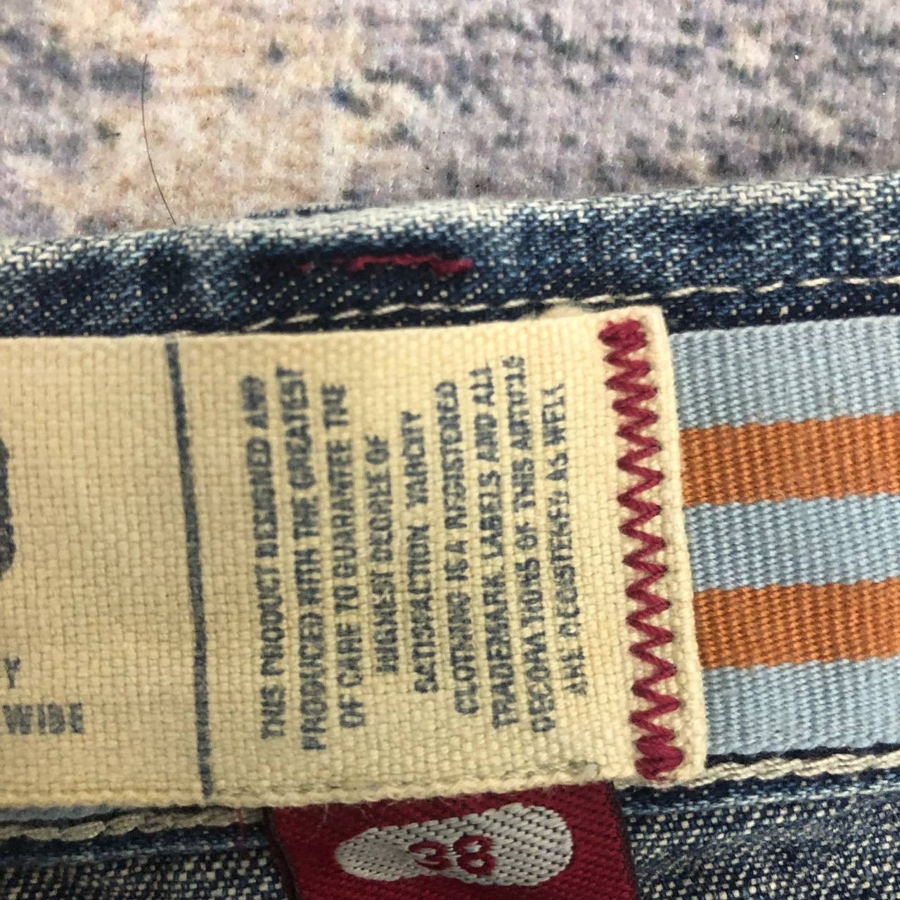 Other P865. VARCITY BAGY JEANS Size US 39 - 11 Thumbnail