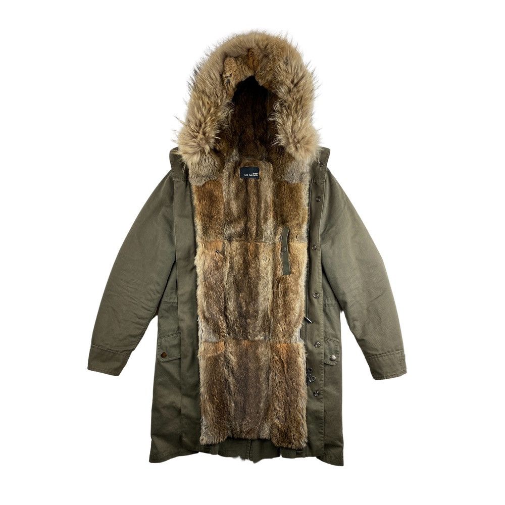 Yves Salomon Yves Salomon Homme Fur-Lined Military Parka - Olive Green Size US L / EU 52-54 / 3 - 11 Thumbnail