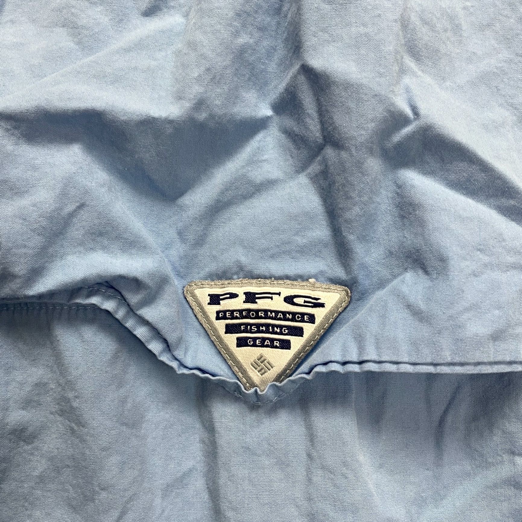 Vintage Columbia PFG Shirt Mens XL Blue Button-Down Long Sleeve Outdoor Fishing Casual Size US XL / EU 56 / 4 - 4 Thumbnail