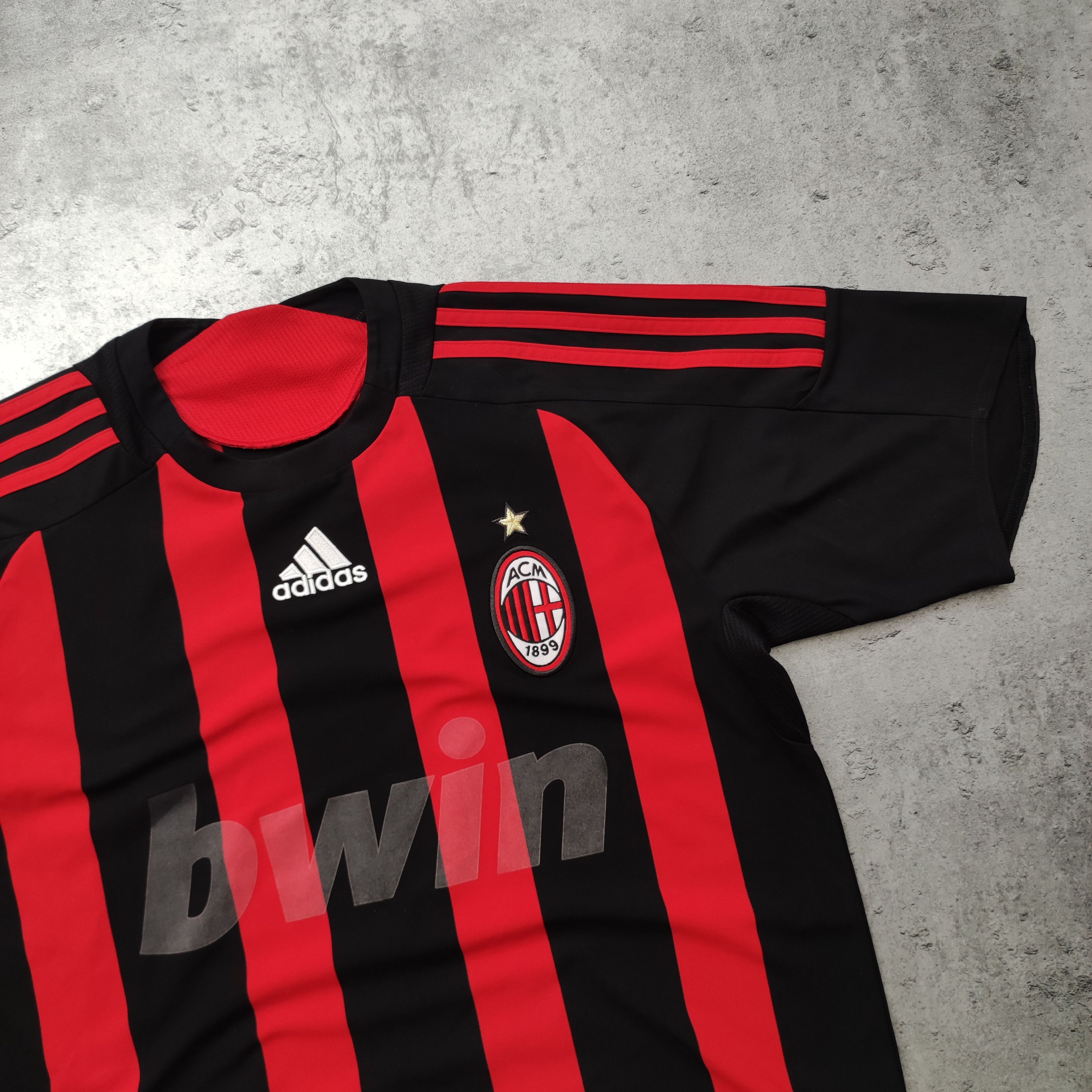 Other Vintage AC Milano x Adidas 2008 Match Football Jersey Size US S / EU 44-46 / 1 - 4 Thumbnail