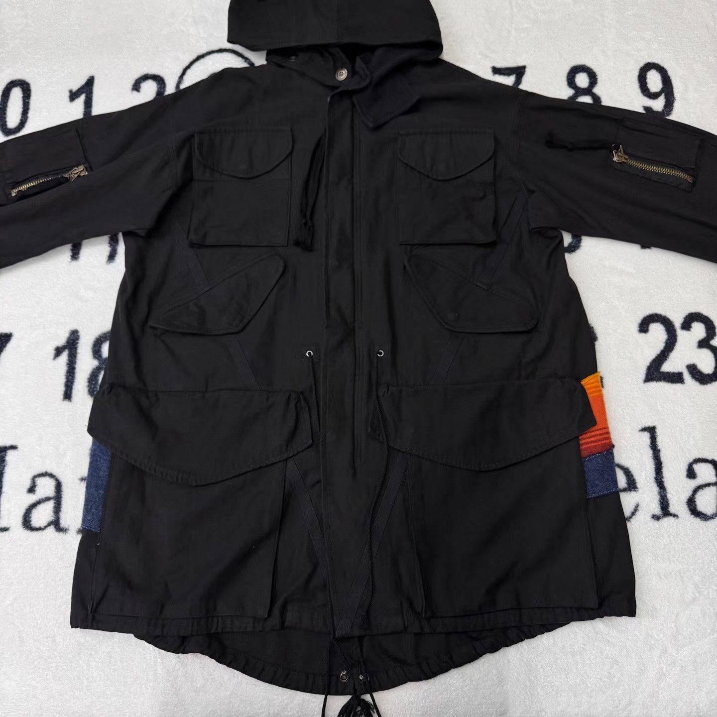 Greg Lauren Greg Lauren Black M65 Technical Coat Q10 Size US XL / EU 56 / 4 - 1 Thumbnail