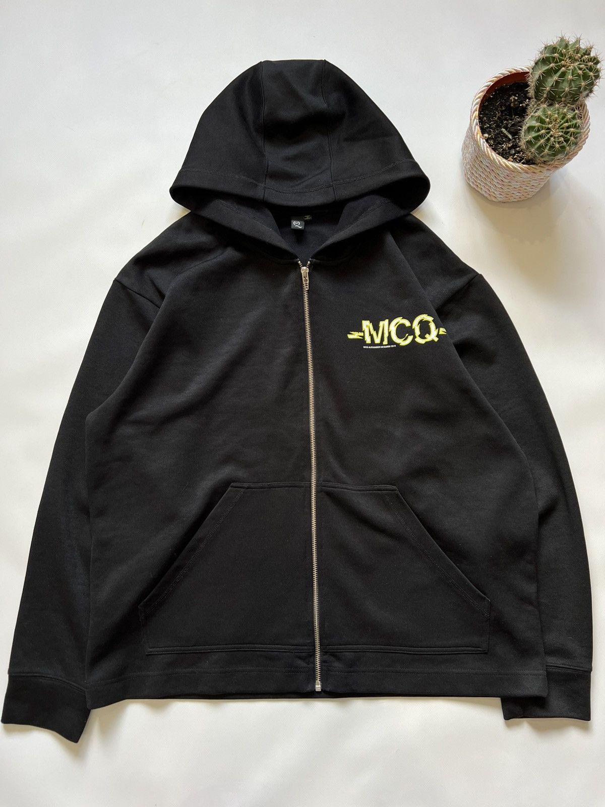 Alexander McQueen SS15 Alexander McQueen Zip Hoodie Black Size US XL / EU 56 / 4 - 1 Thumbnail