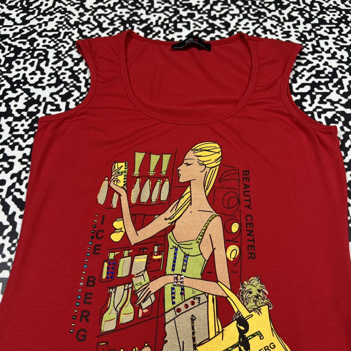 Iceberg Vintage Y2K Ice B Iceberg Luxury Retro Style Tank Top Size S / US 4 / IT 40 - 5 Thumbnail
