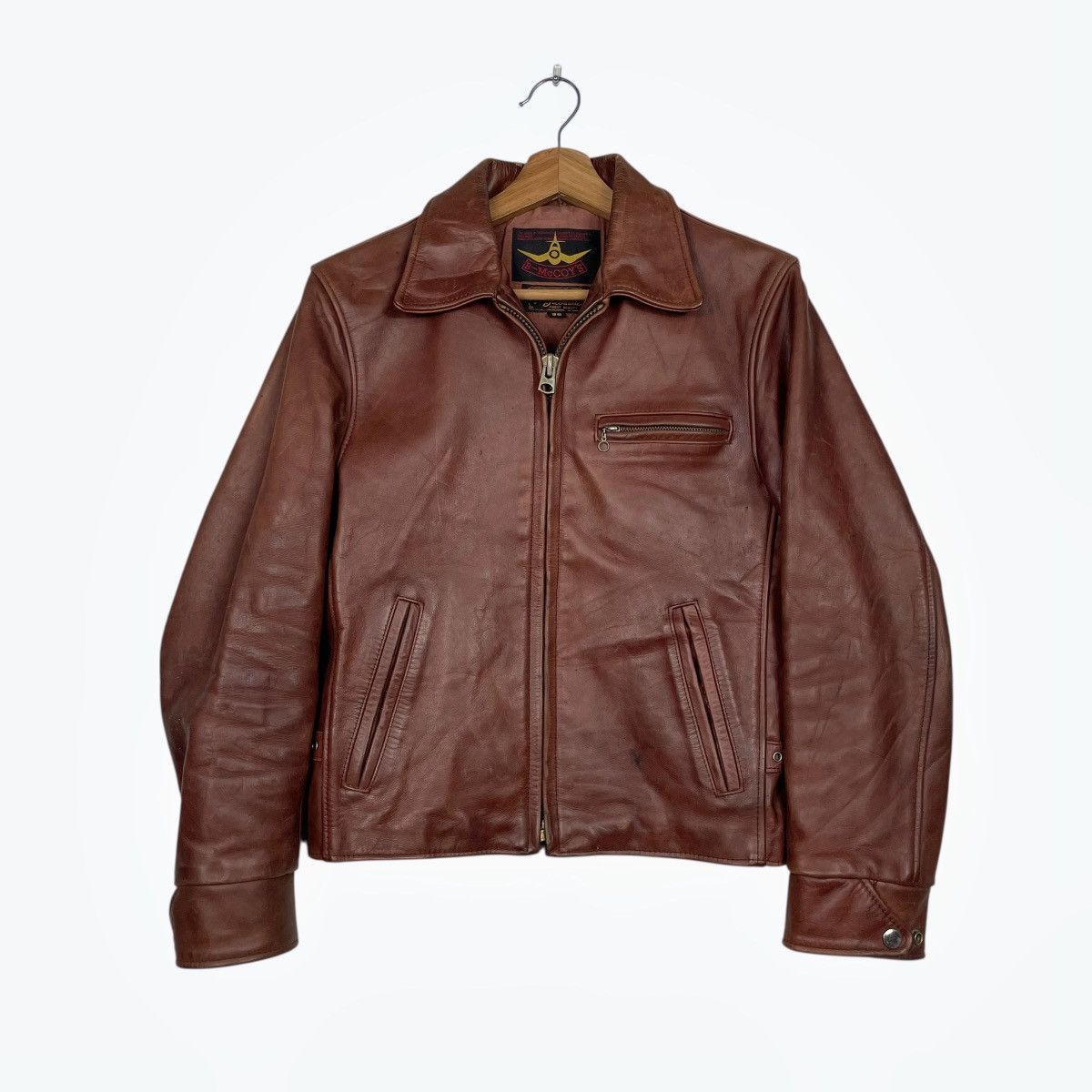 The Real McCoy's B-McCoy’s Steerhide Rider Jacket Size 36 Size US S / EU 44-46 / 1 - 1 Thumbnail