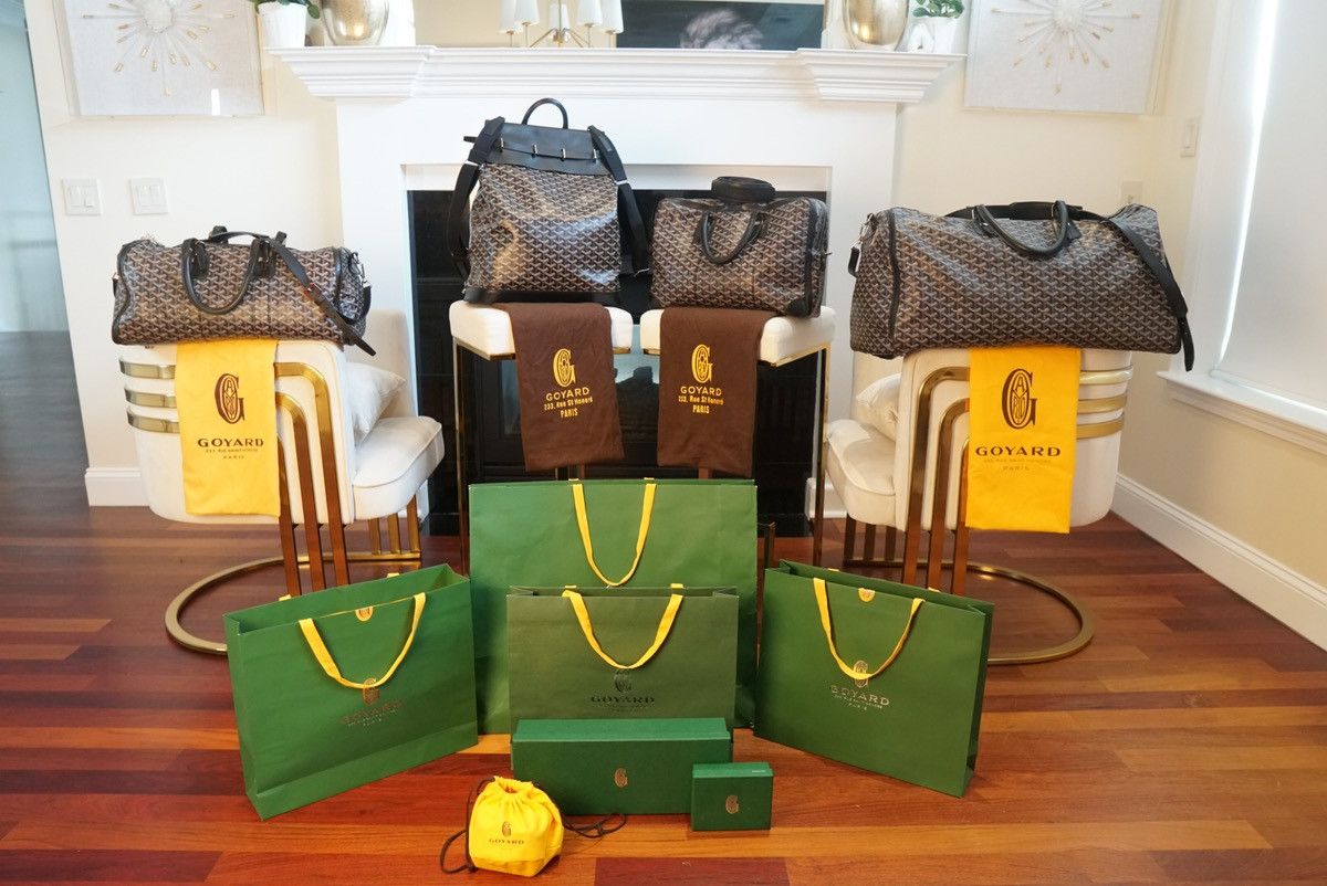 Goyard Full Goyard Luggage Set (Backpack, Duffle Bag, Briefcase) Grailed