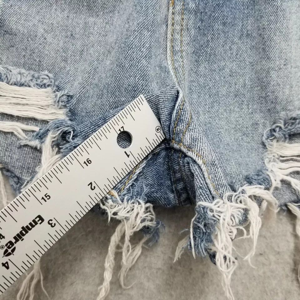 Other Pomethong Jeans Shorts Women Medium Blue Denim Distressed Size 25" / US 0 / IT 36 - 6 Thumbnail