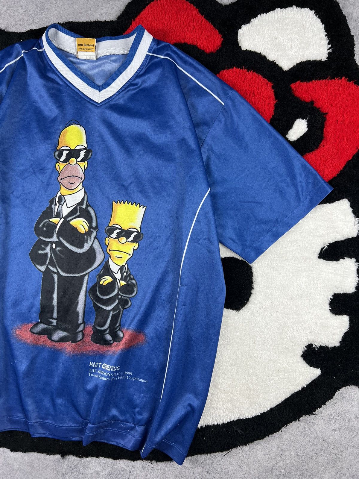 The Simpsons Vintage The Simpsons Homer&Bart 1999 Mat Groening Y2K Tee Size US XL / EU 56 / 4 - 3 Thumbnail