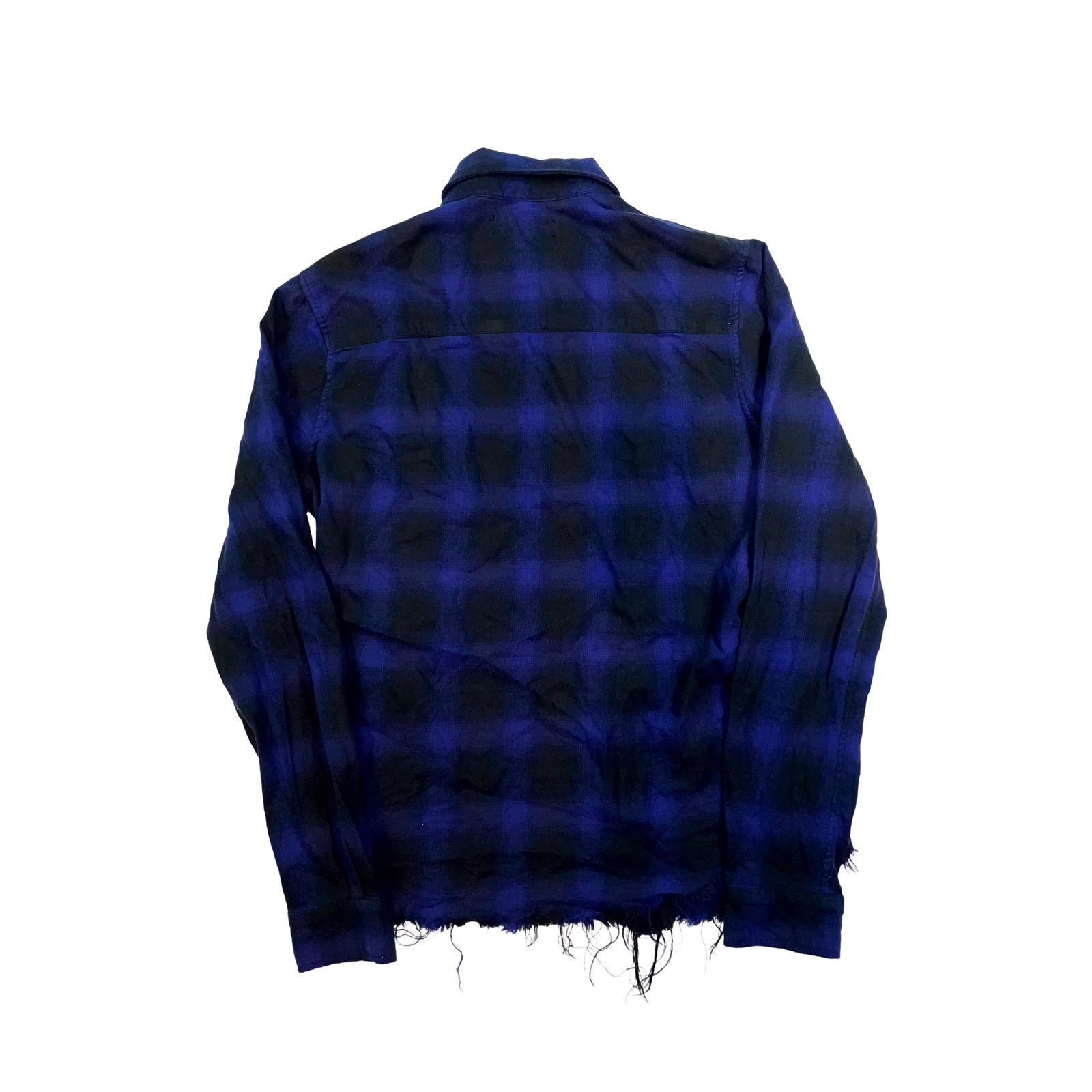 Amiri Amiri Flannel Button Up Blue Shirt Size US S / EU 44-46 / 1 - 2 Thumbnail