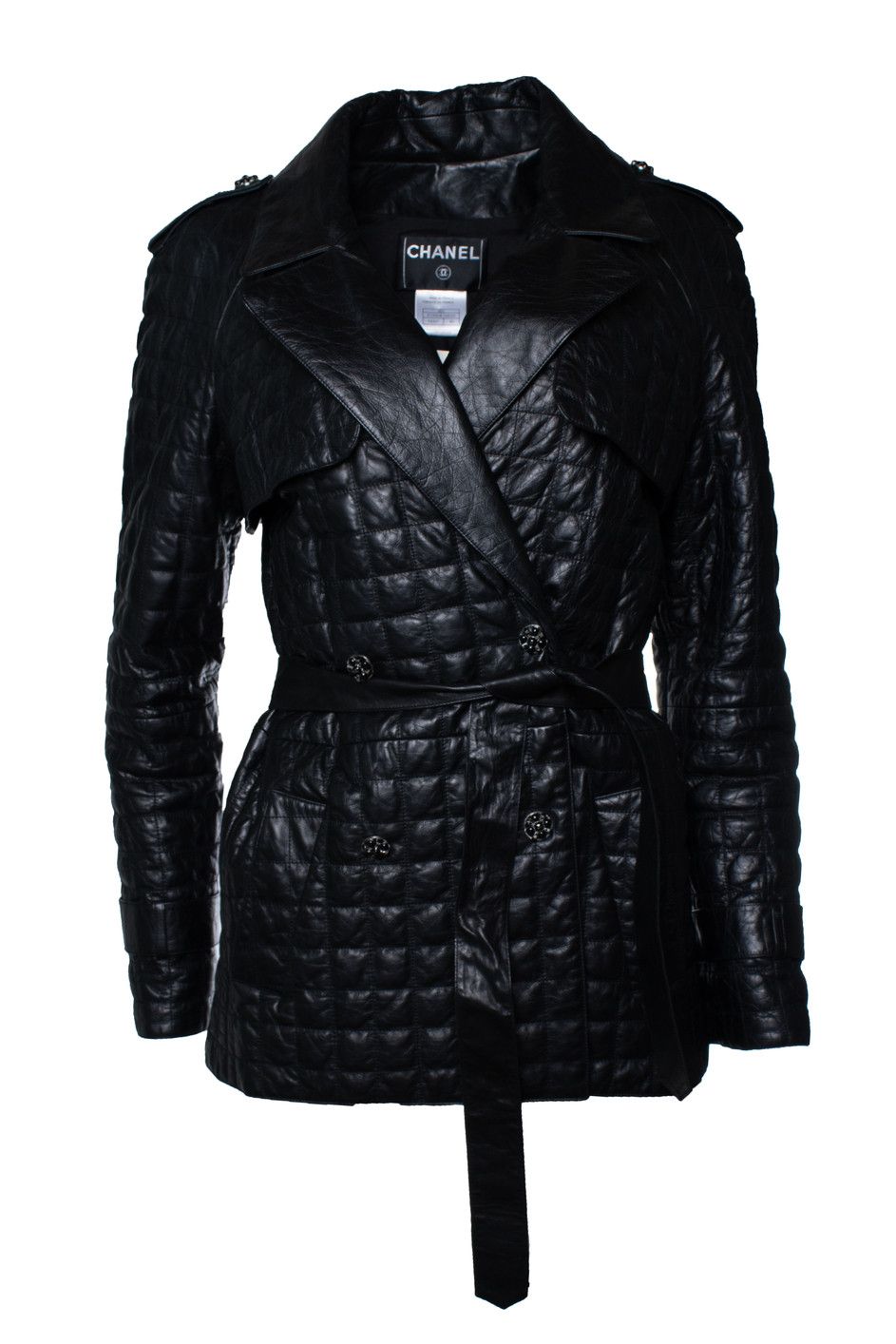 Chanel Chanel, black quilted leather jacket 2006 Size M / US 6-8 / IT 42-44 - 1 Thumbnail