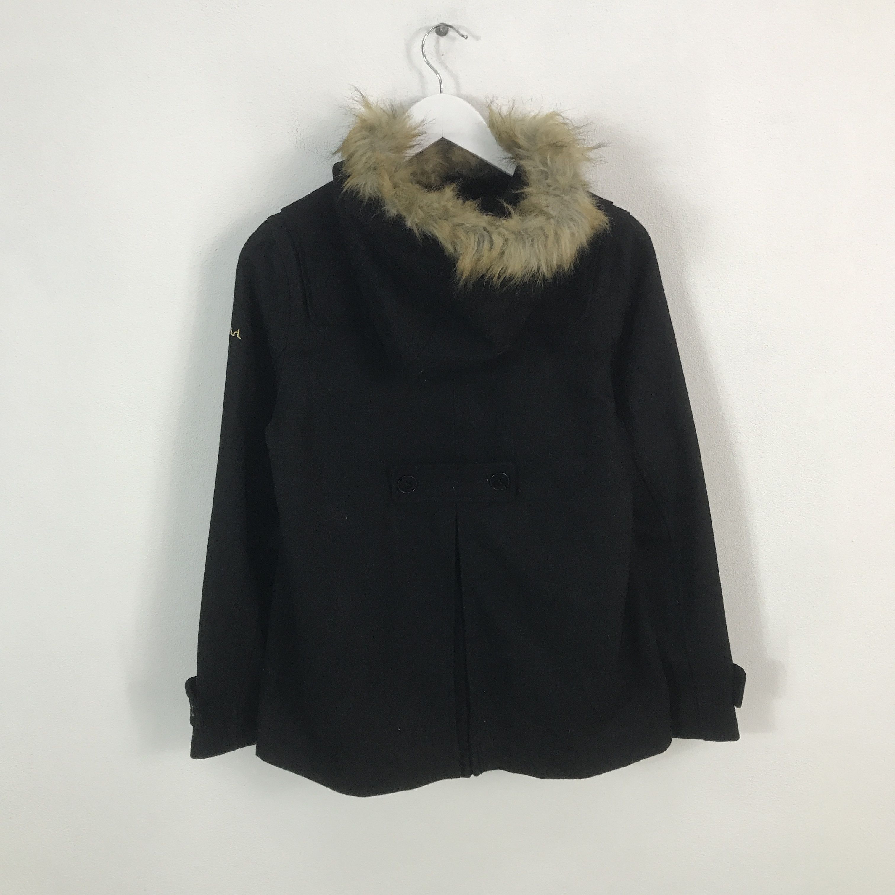 Japanese Brand Rare xgirl Wool fur hoodie jacket Size M / US 6-8 / IT 42-44 - 3 Thumbnail