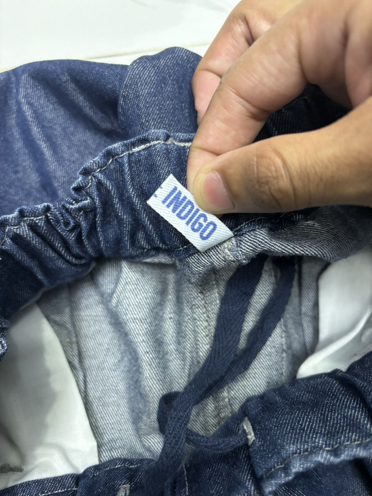 Issey Miyake 🎈INDIGO BALLOON PANTS AVANT GARDE STYLE DENIM SHORT Size US 30 / EU 46 - 8 Thumbnail