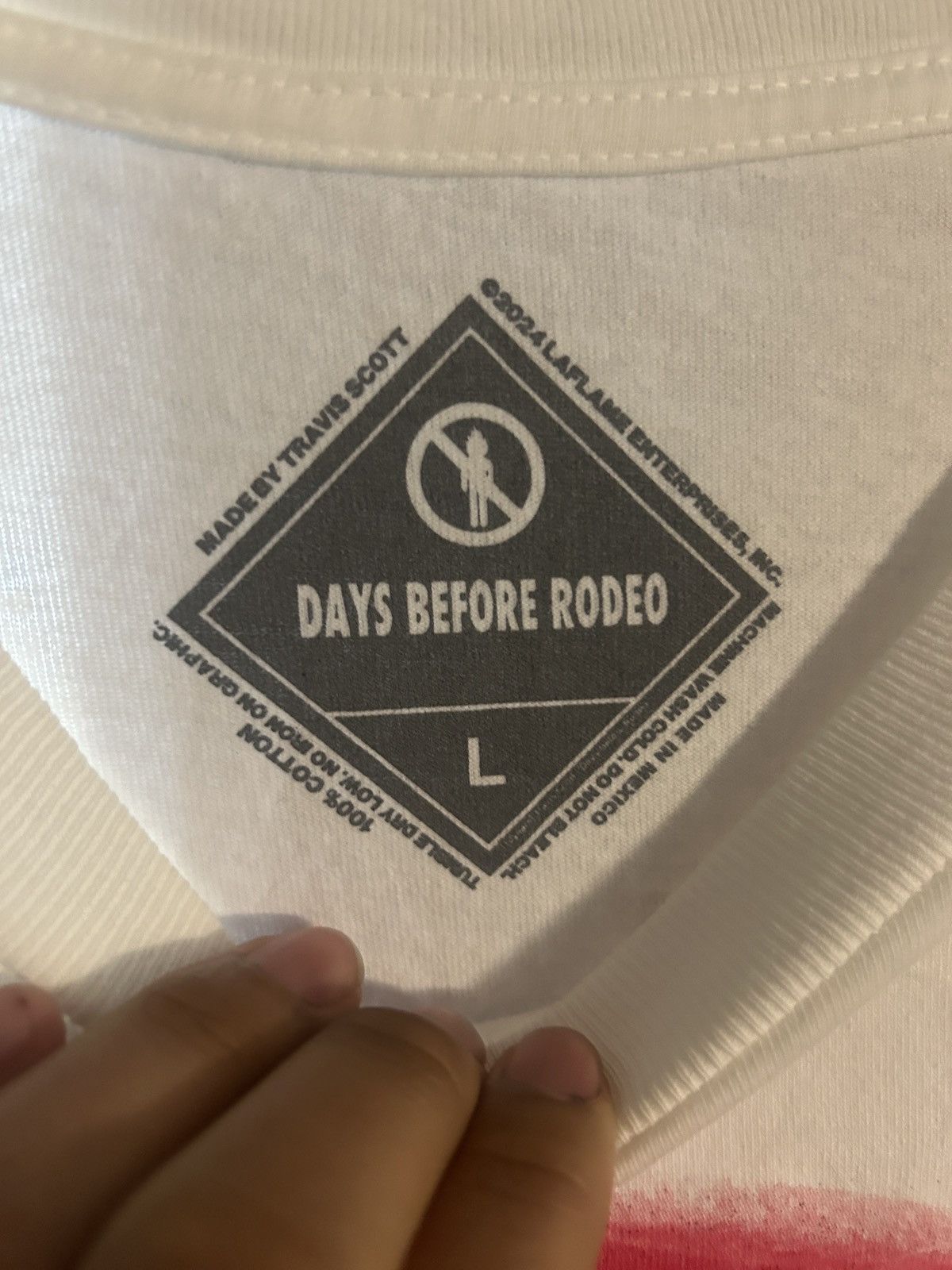 Travis Scott Days Before Rodeo Travis Scoot Tee Size US L / EU 52-54 / 3 - 3 Thumbnail