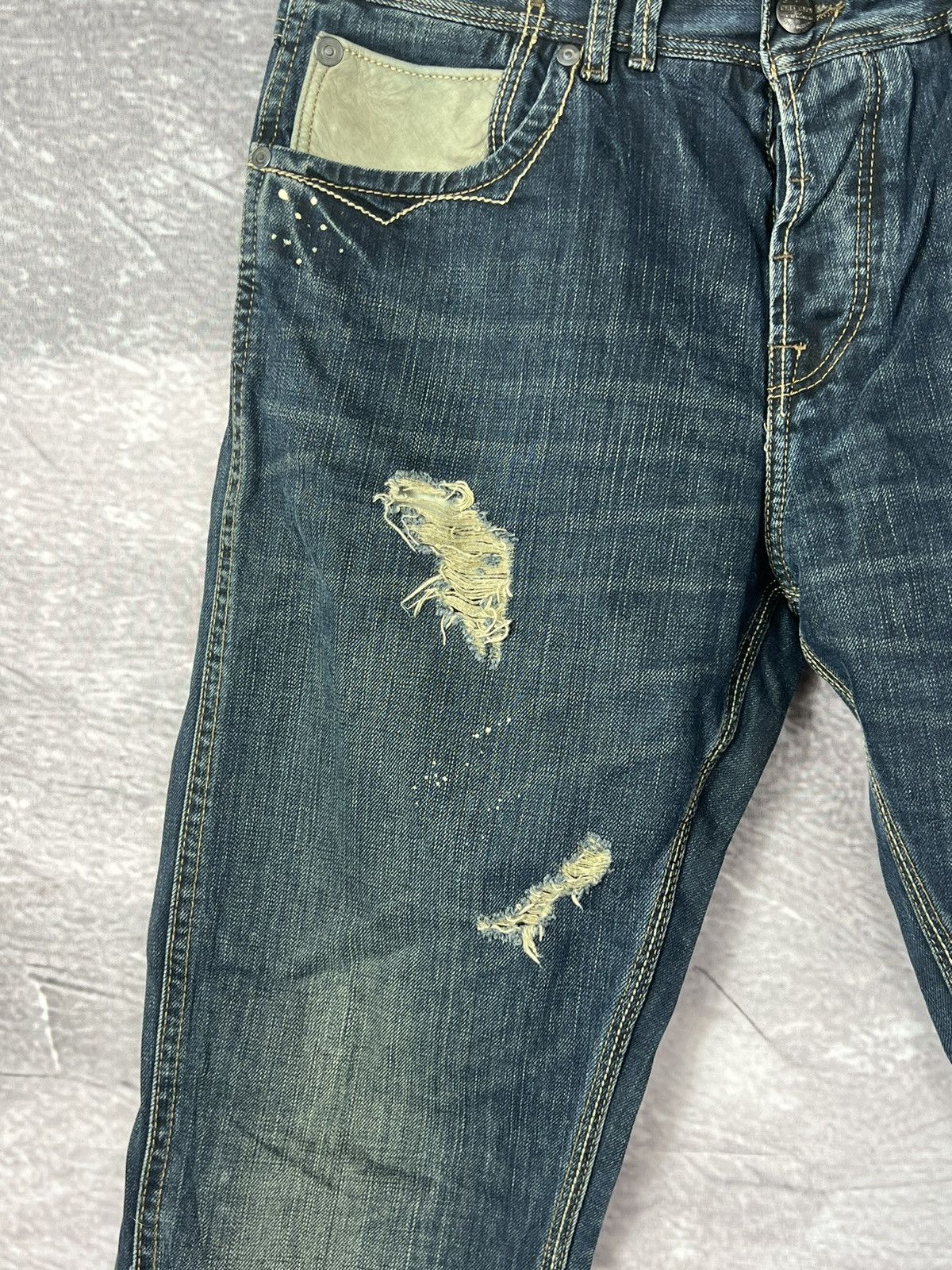 Chevignon Chevignon Jeans Leather pocket pants Size US 33 - 6 Thumbnail