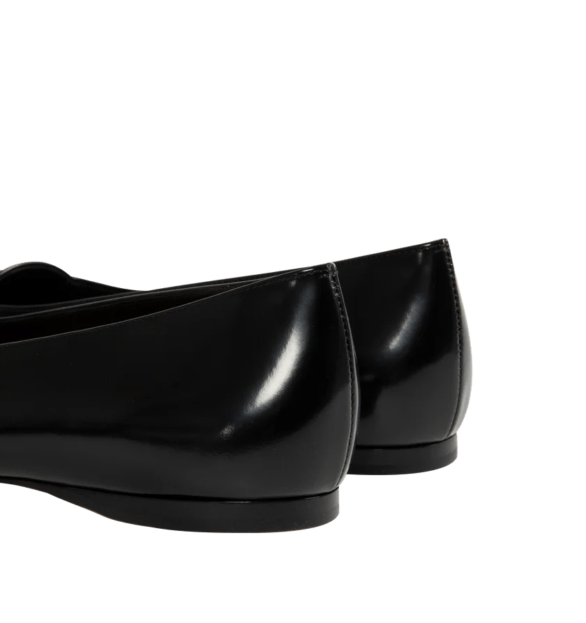 The Row o1h1sh11225 Viv Ballerina in Black Size US 10 / IT 40 - 3 Thumbnail