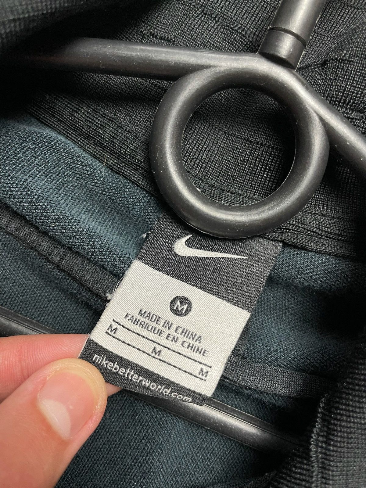 Nike × Vintage Vintage Nike Holland soccer jacket size M Nederland black Size US M / EU 48-50 / 2 - 3 Thumbnail