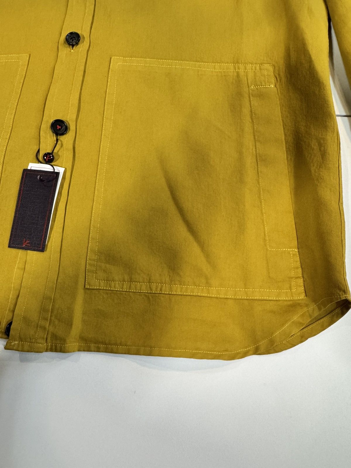 Isaia Napolii Isaia Napoli Natural Cashmere Four Pocket Gold Overshirt Size US L / EU 52-54 / 3 - 2 Thumbnail