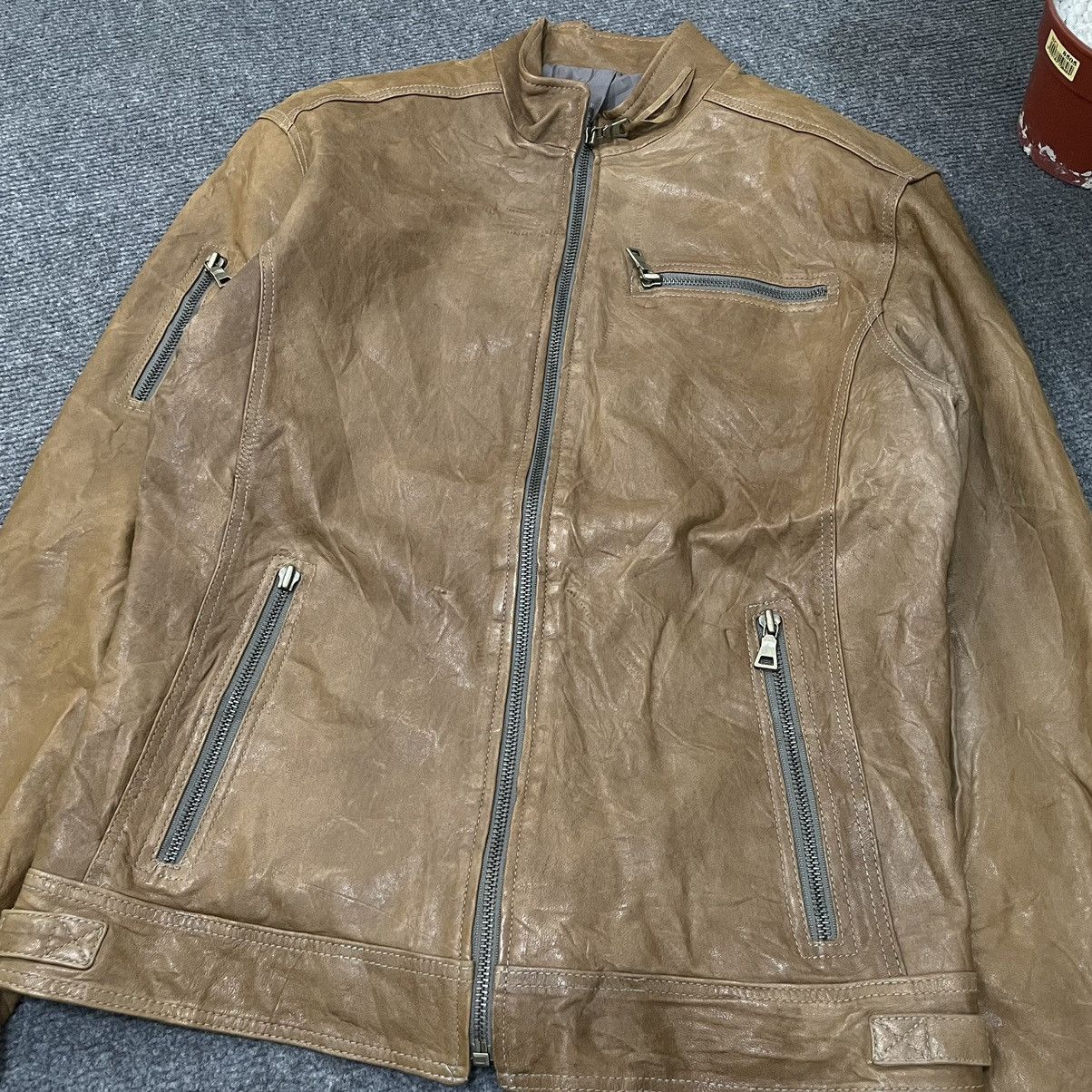 Other Genuine Leather Brown Bikers Riders Motorcycle Jacket Size US S / EU 44-46 / 1 - 3 Thumbnail