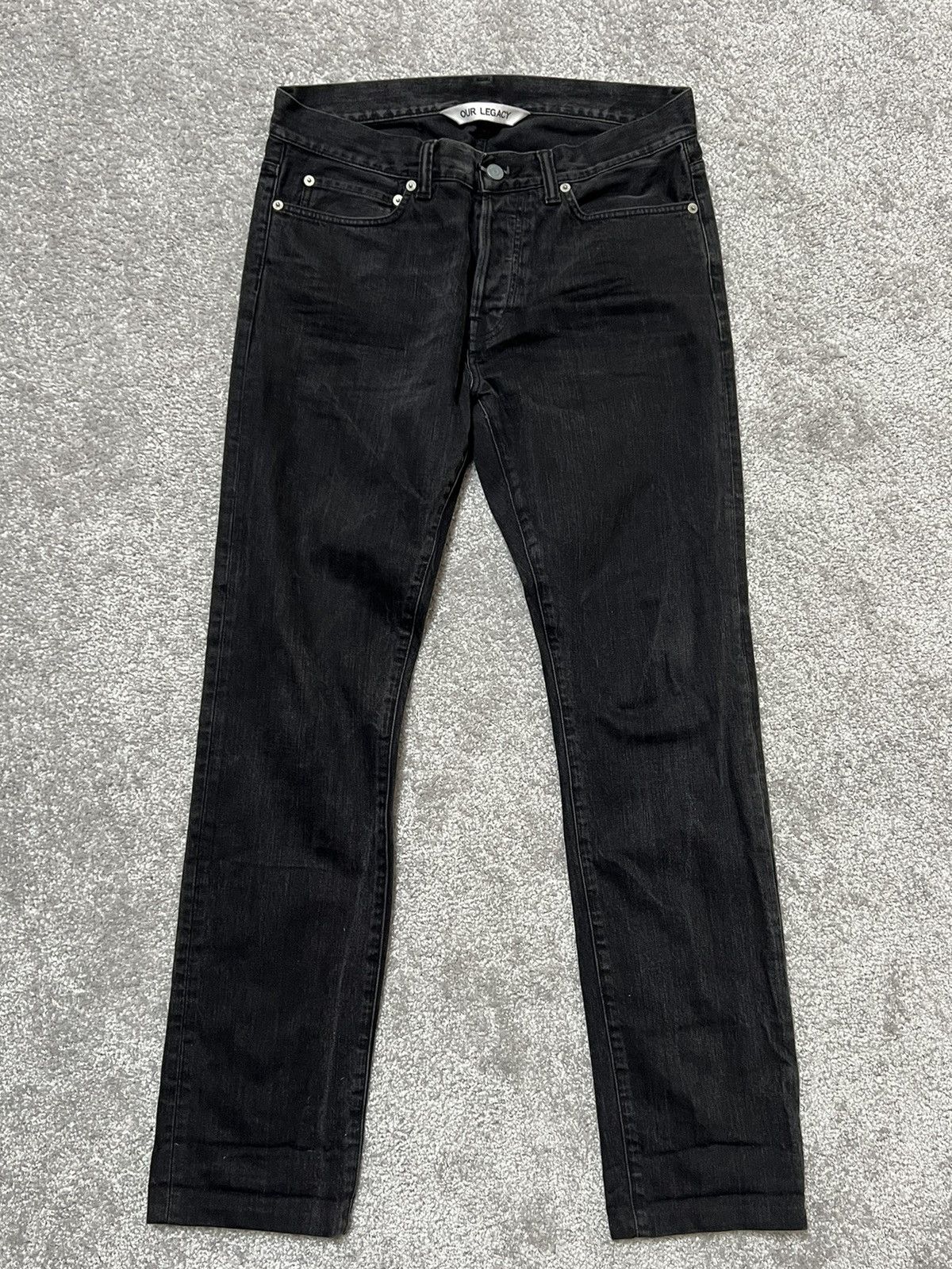 Our Legacy Our Legacy Slim Fit Zero Cut Broken Twill Denim Size 32/34 Size US 32 / EU 48 - 3 Thumbnail
