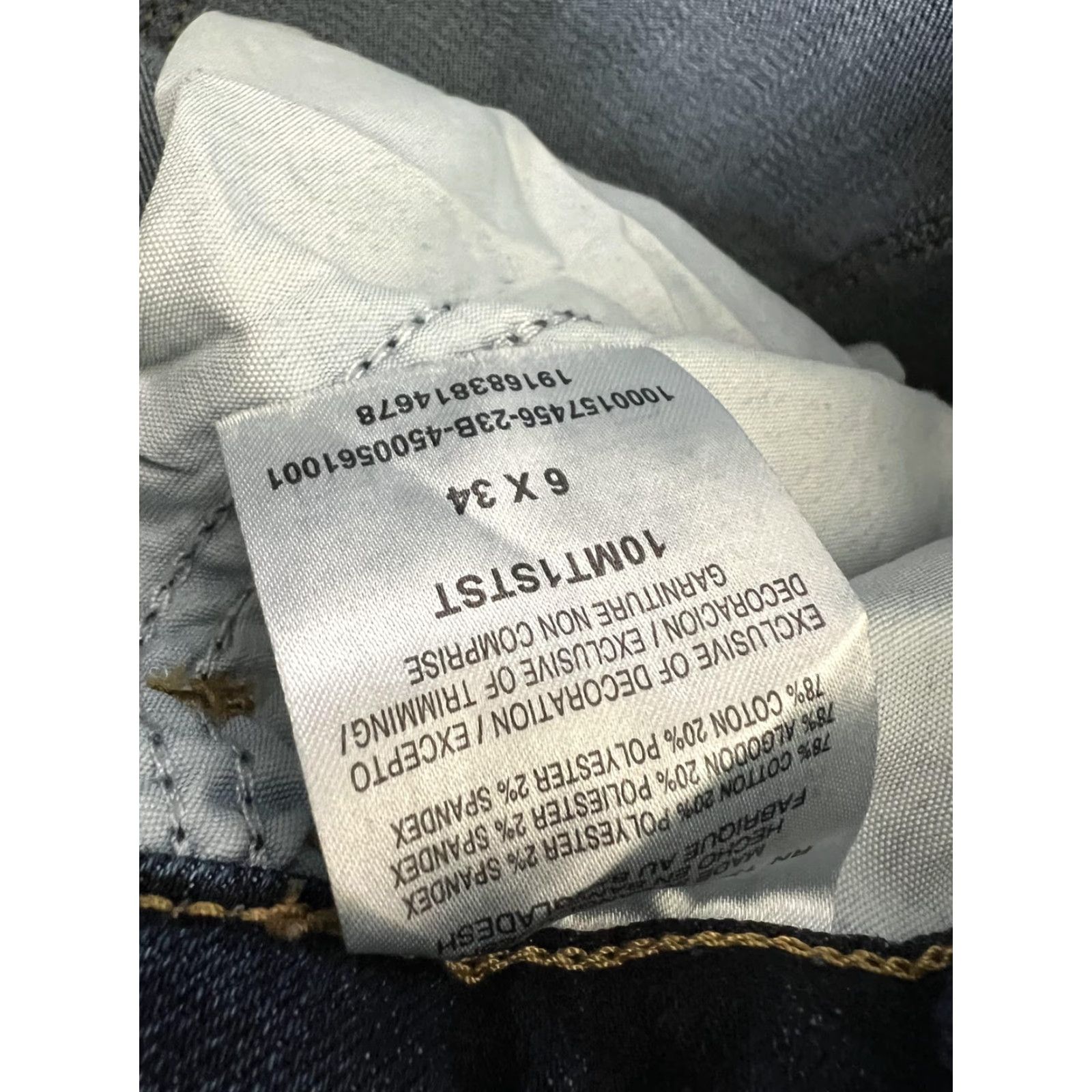 Wrangler Wrangler Jeans Womens 6x34 High Rise True Straight Denim Medium Wash Stretch 5-Pocket Blue Regular Waist 26 in Inseam 34 in Size 28" / US 6 / IT 42 - 5 Thumbnail