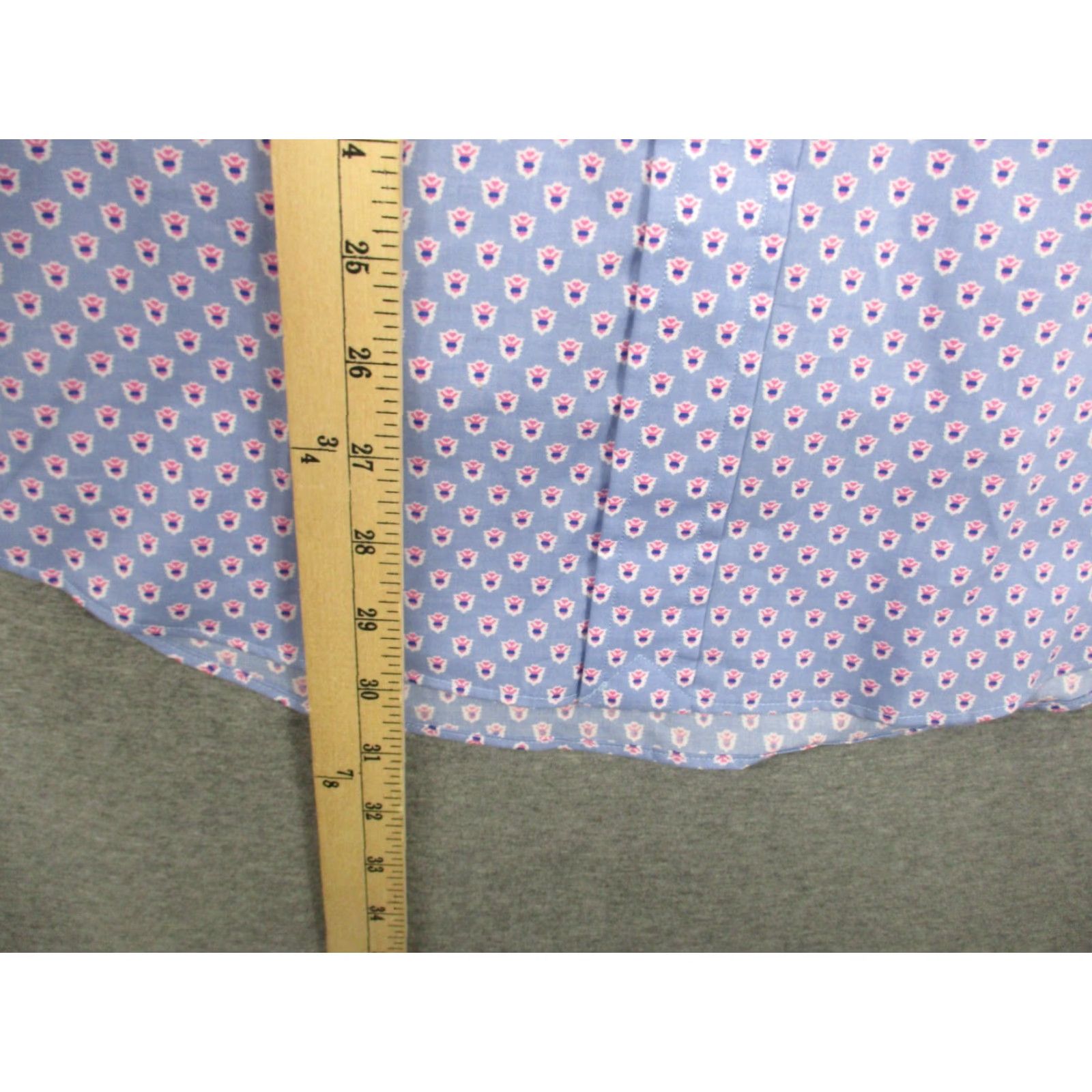 Polo Ralph Lauren VINTAGE Polo Ralph Lauren Shirt Medium All Over Print Blue Stretch Size US M / EU 48-50 / 2 - 6 Thumbnail
