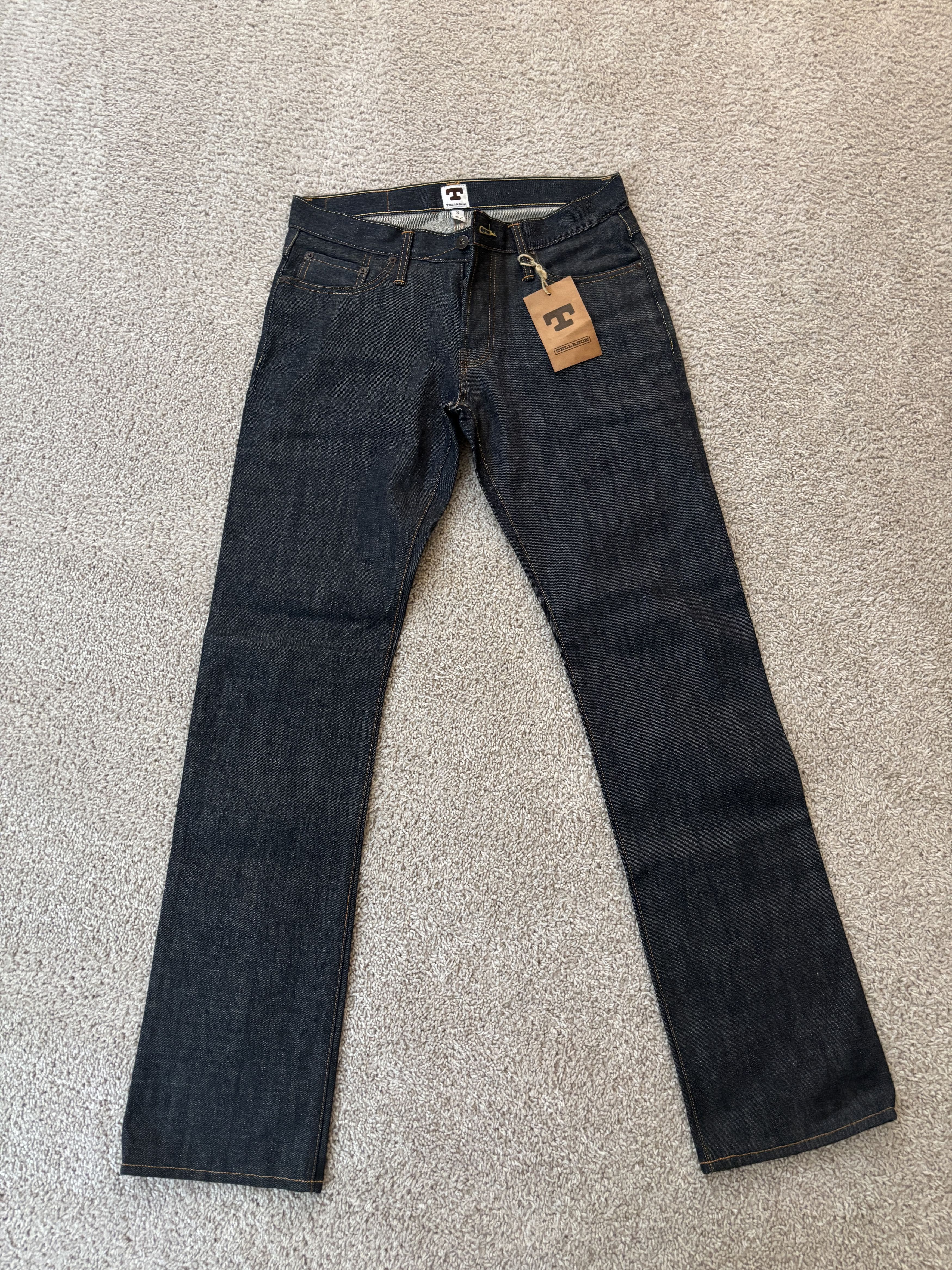 Tellason Tellason Raw Selvedge Denim Jeans Cone Mills White Oak 
