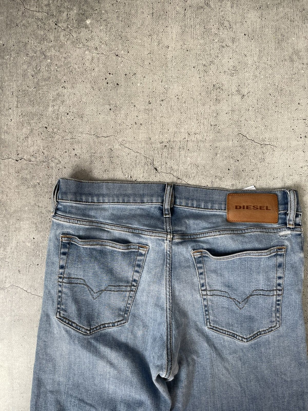 Other Vintage Diesel Jeans Washed Wide Japanese Y2K Avant Garde Size US 34 / EU 50 - 2 Thumbnail