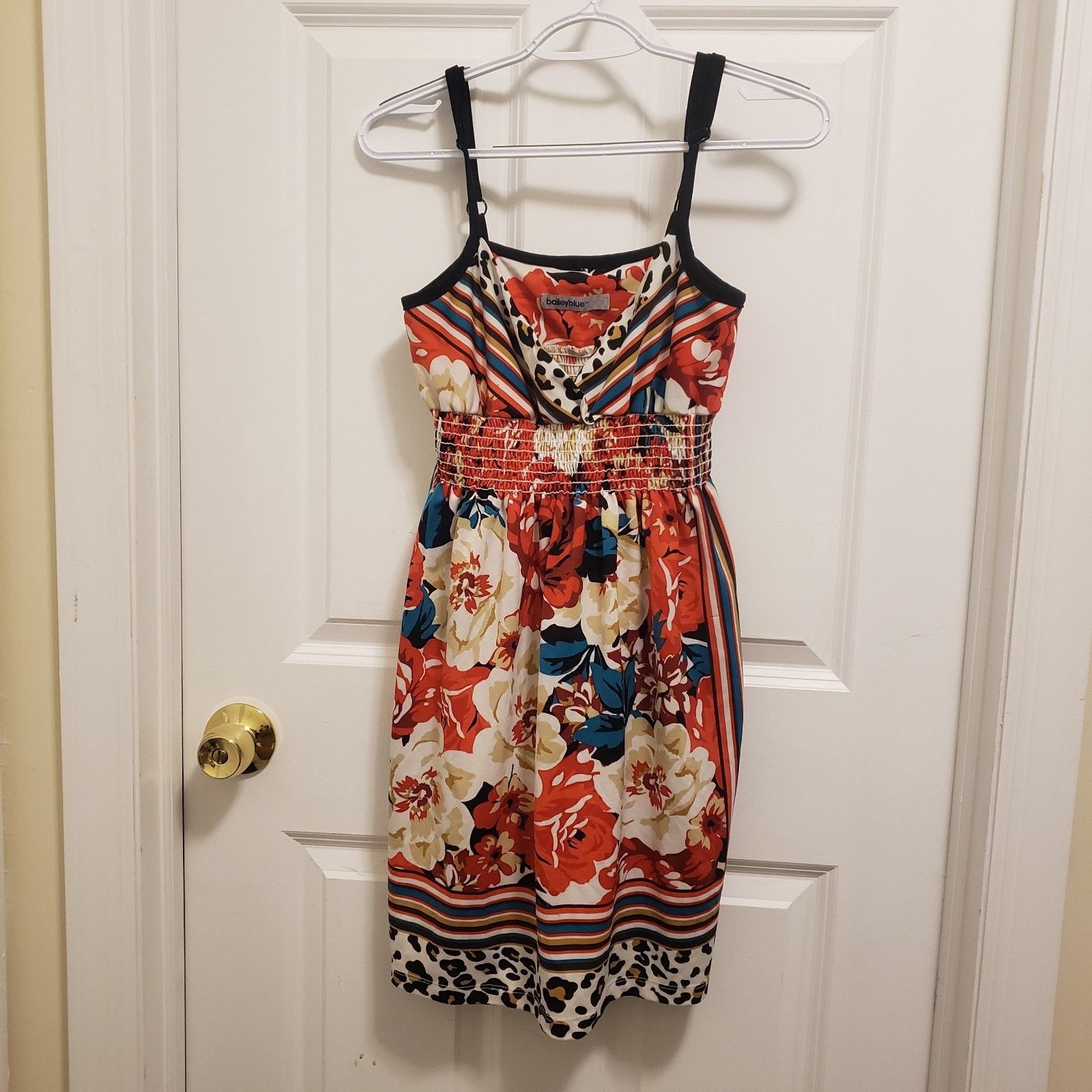 & Other Stories Bailey Blue FloralAdjustable Strap MixedPattern Dress Medium Size M / US 6-8 / IT 42-44 - 1 Thumbnail