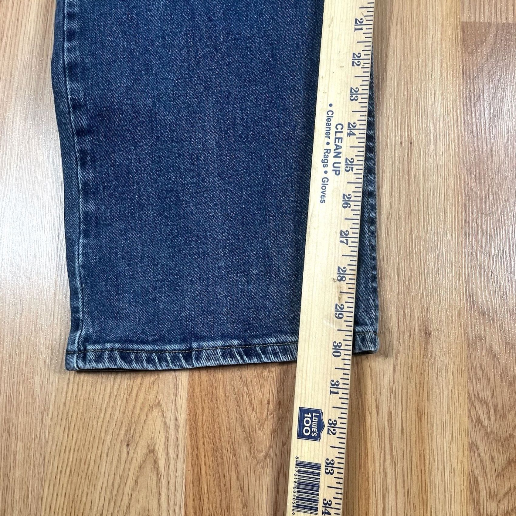 Wrangler Wrangler Jeans Men’s Relaxed Fit Straight Leg Stretch Blue Denim Pants 38Wx32L Size US 38 / EU 54 - 7 Thumbnail
