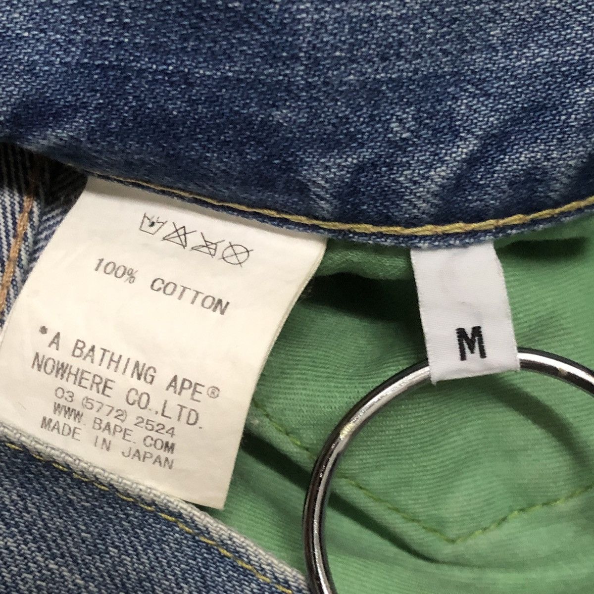 Bape OG Bapesta Denim Jeans Size US 34 / EU 50 - 21 Thumbnail