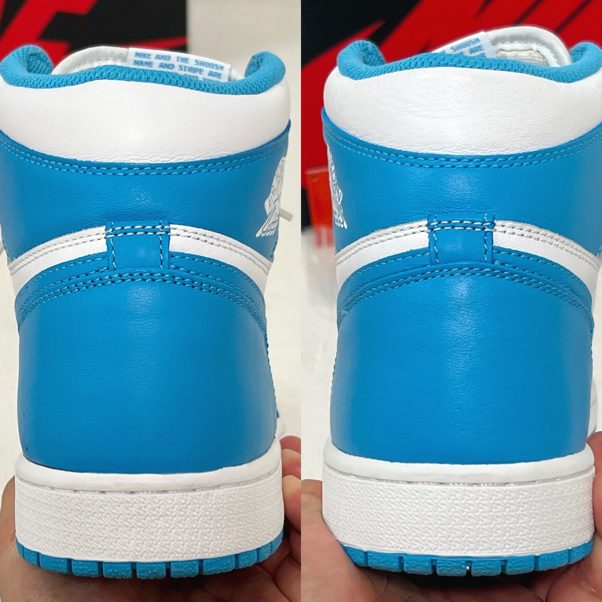 Nike Nike Air Jordan1 Retro High OG UNC (555088-117) Size US 9.5 / EU 42-43 - 6 Thumbnail