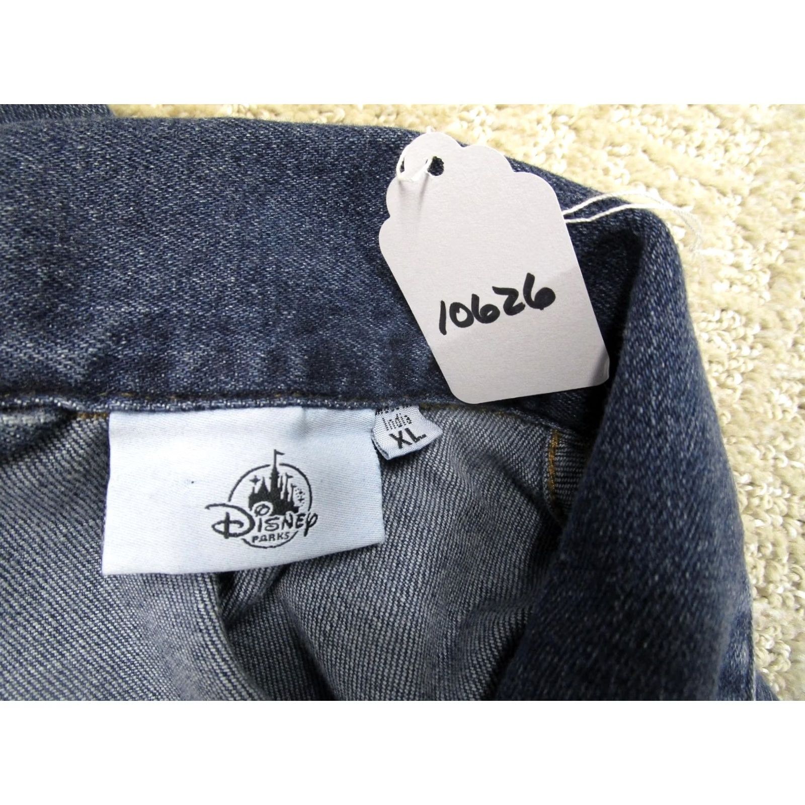 Disney Disney Mickey Mouse Denim Jacket Men XL Blue Walt Disney World Patch Parks Trucker Jacket Size US XL / EU 56 / 4 - 8 Thumbnail