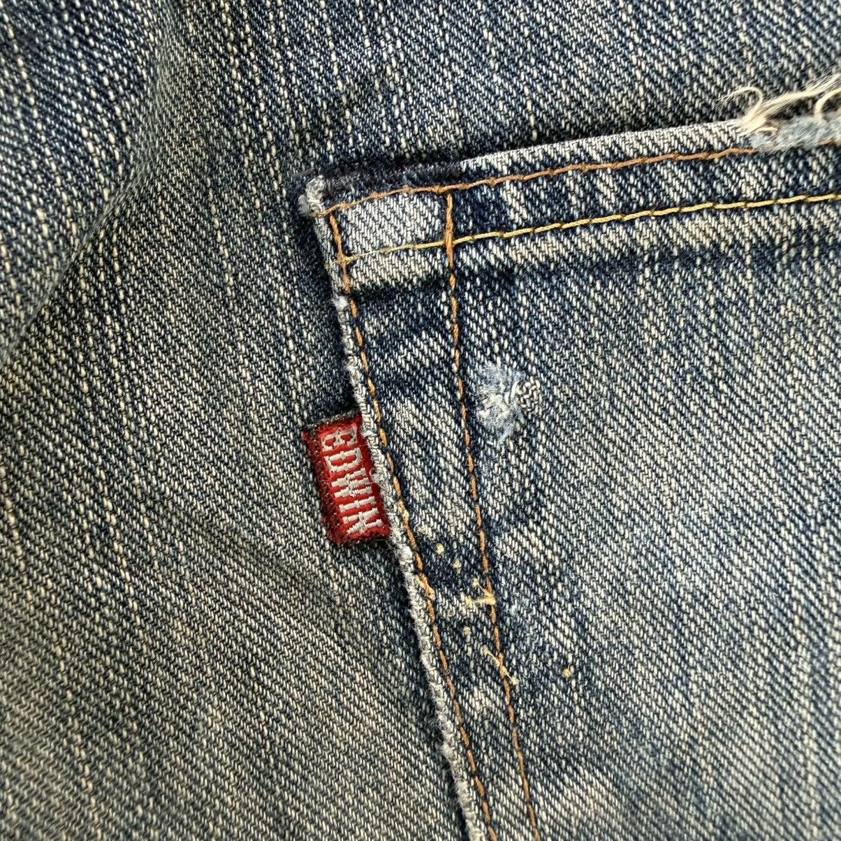Edwin W36 Vintage Edwin Faded Rusty Ripped Denim Jean Pants Size US 36 / EU 52 - 11 Thumbnail