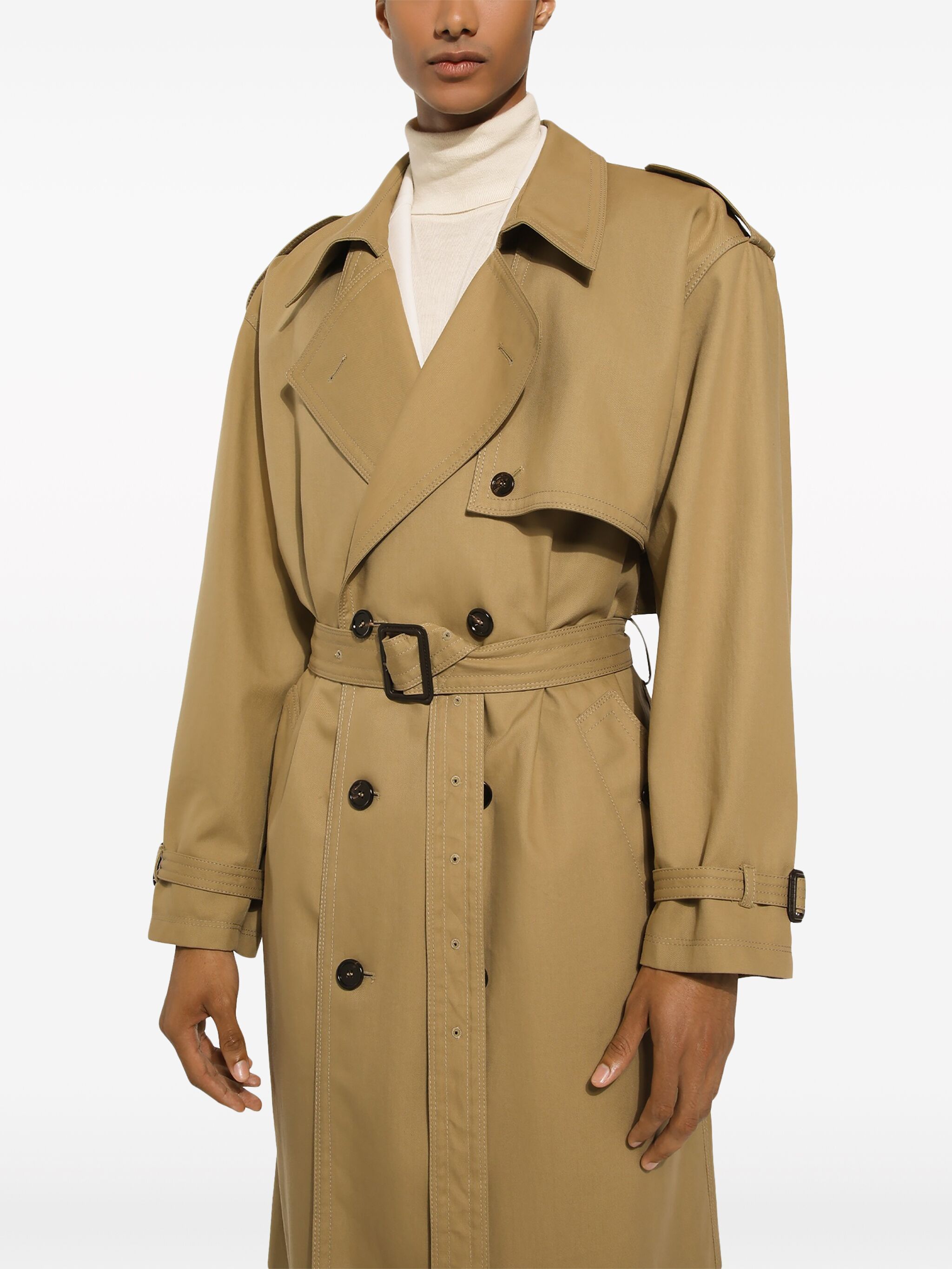 Saint Laurent Paris o1tp1o0125 Coat in Brown Size XXS / US 00 / IT 34 - 4 Thumbnail