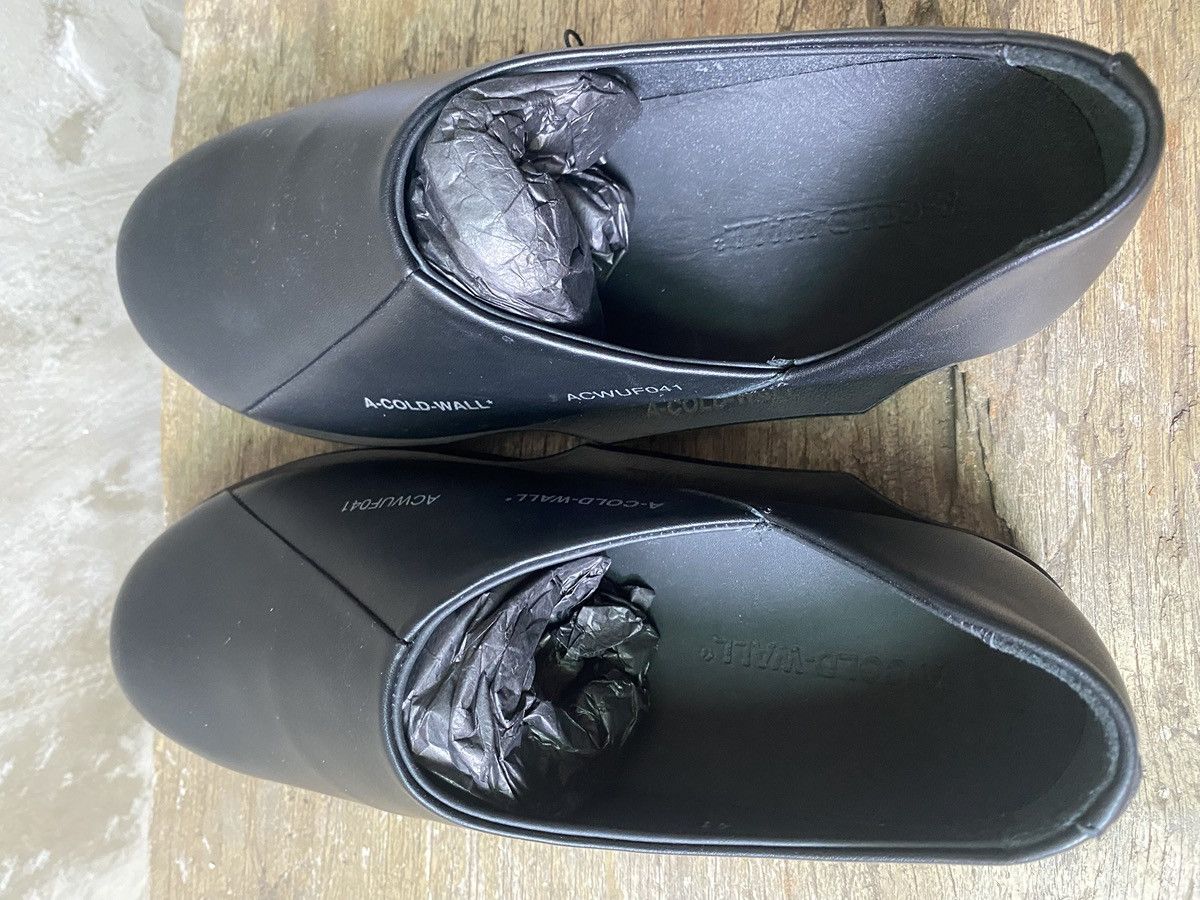 A-COLD-WALL* ACW Leather Asymmetric Slip On Loafer BNIB Size US 8 / EU 41 - 7 Thumbnail