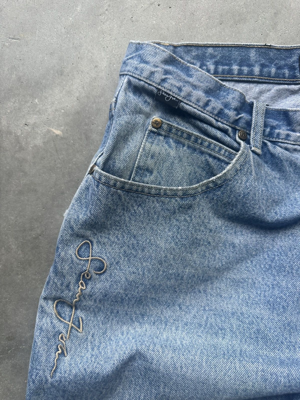 Sean John SEAN JOHN Y2K BAGGY LOOSE CARPENTER DENIM JEANS Size US 32 / EU 48 - 5 Thumbnail