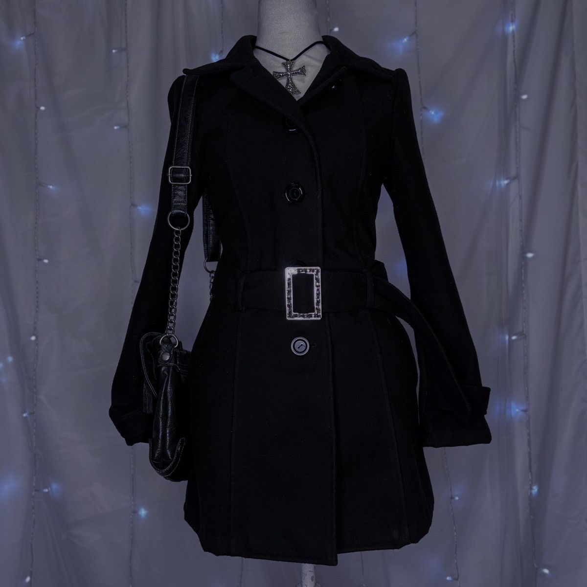 Celine Celine Vintage Black Coat Size S / US 4 / IT 40 - 1 Thumbnail