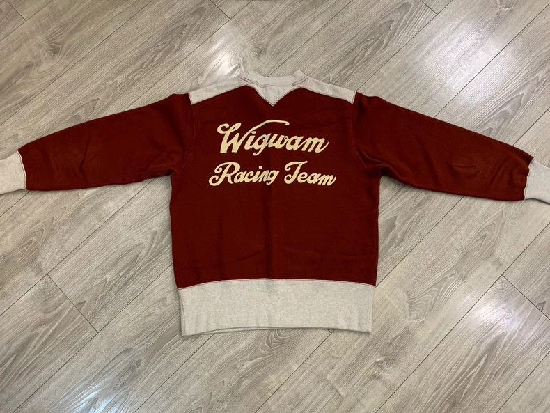 Freewheelers Freewheelers Indian red and white vintage wigwam fleece sw Size US XXS / EU 40 - 2 Thumbnail