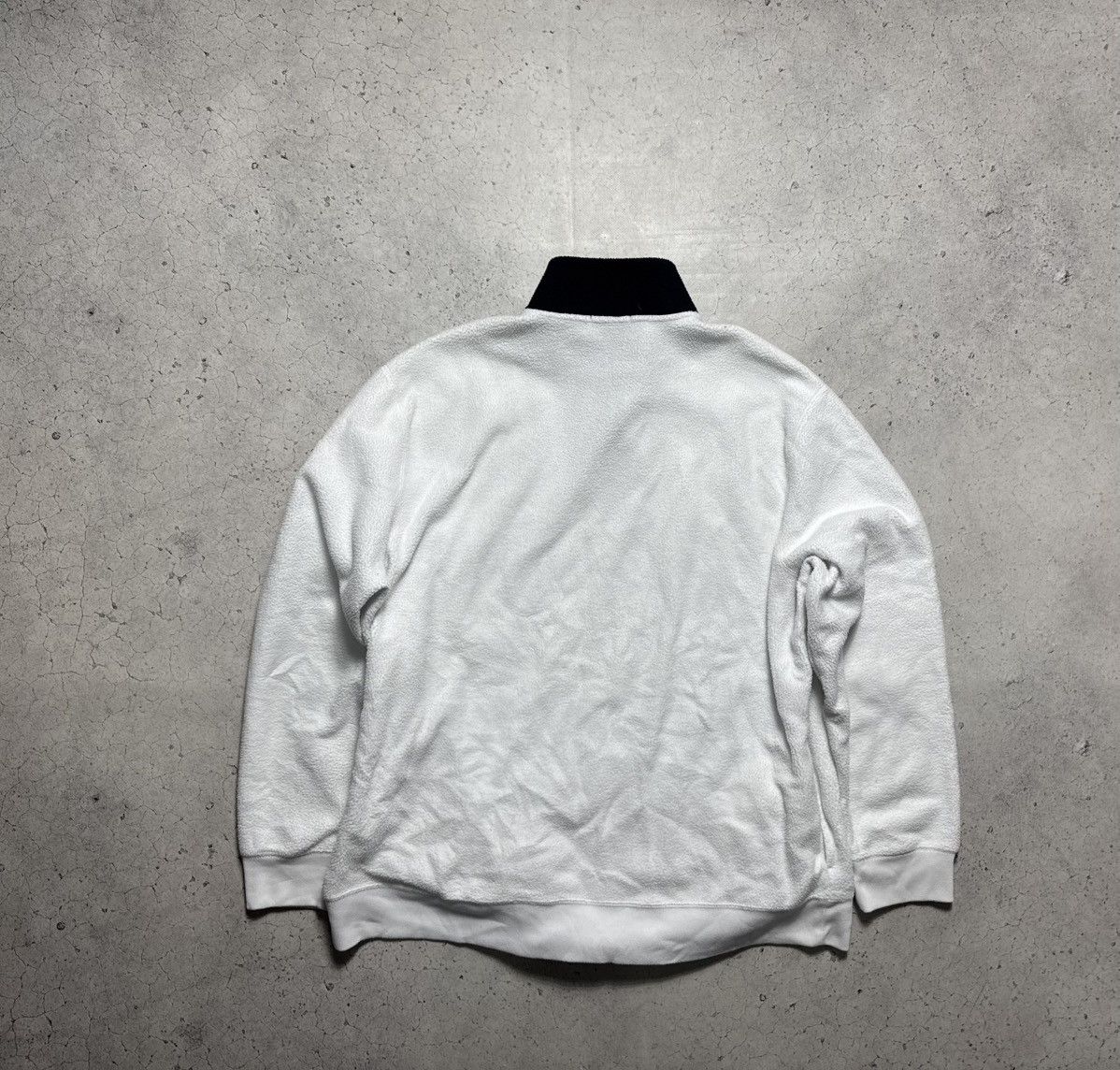 Polo Ralph Lauren Polo Ralph Lauren Fleece Sweatshirt 1/4 Zip White Big Logo Size US XXL / EU 58 / 5 - 10 Thumbnail