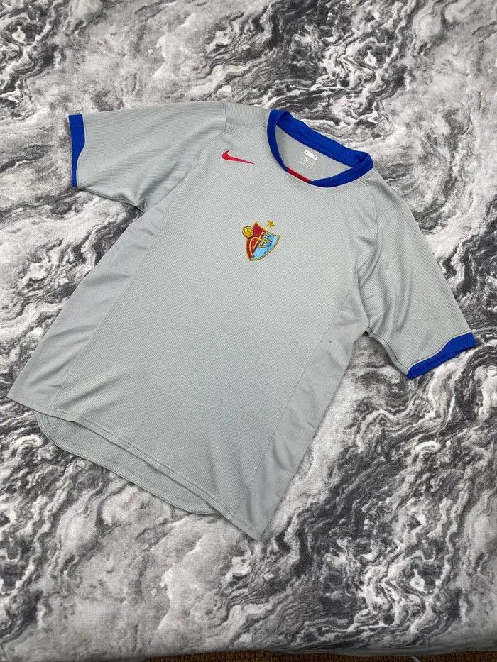 Nike Nike FC Basel 2007 2009 Player Issue Away Shirt Jersey Size US S / EU 44-46 / 1 - 1 Thumbnail