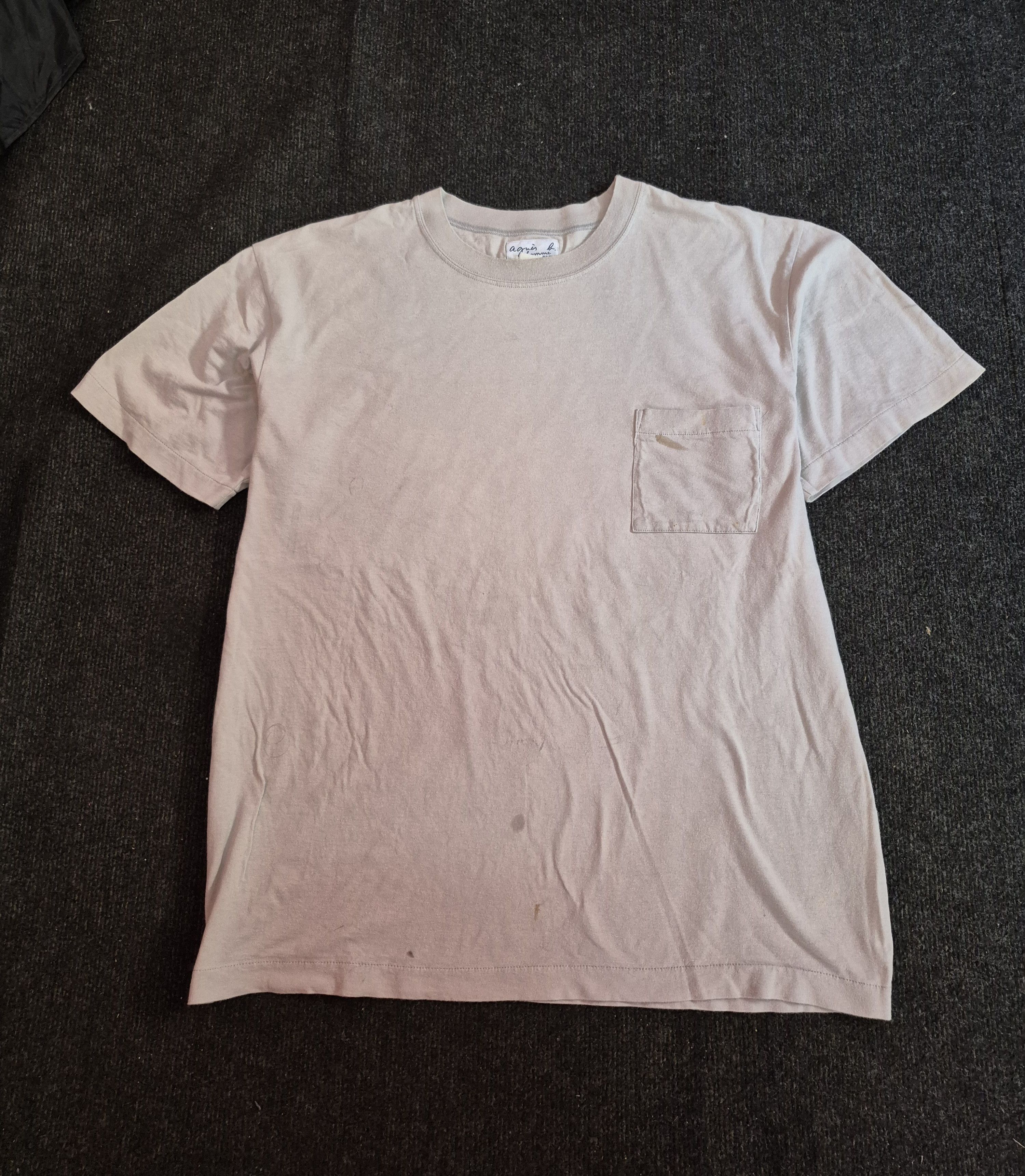 agnes b. 🔥 Agnes B Homme Paris Plain Pocket Tee Size US L / EU 52-54 / 3 - 1 Thumbnail