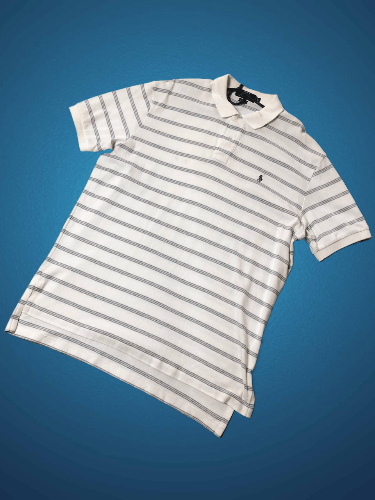 Polo Ralph Lauren Polo Ralph Lauren Horizontal Striped Men's Polo Size L Size US L / EU 52-54 / 3 - 1 Thumbnail