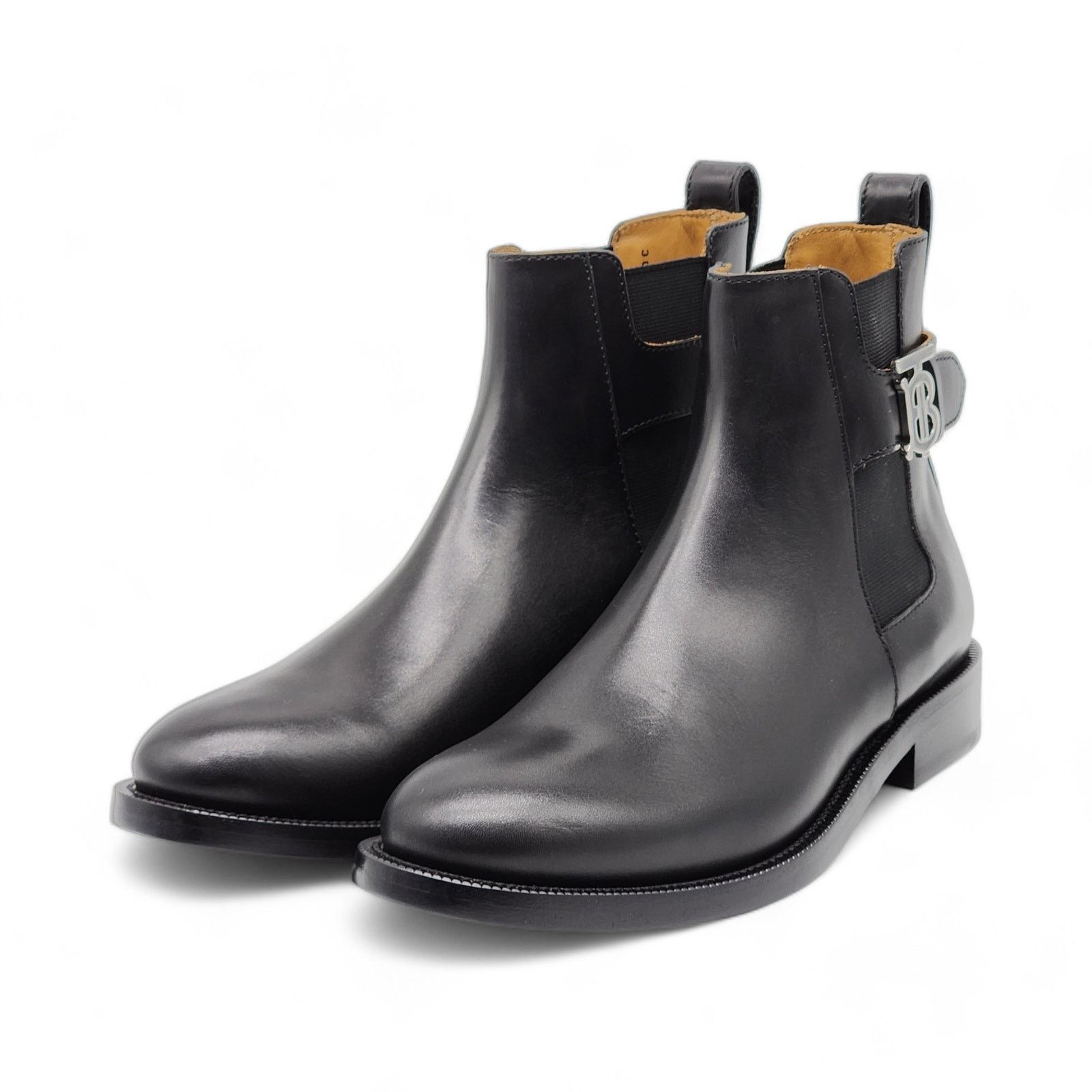 Burberry Luke TB Buckle Leather Chelsea Boot Black 41.5 8.5US $1050 Size US 8.5 / EU 41-42 - 1 Thumbnail