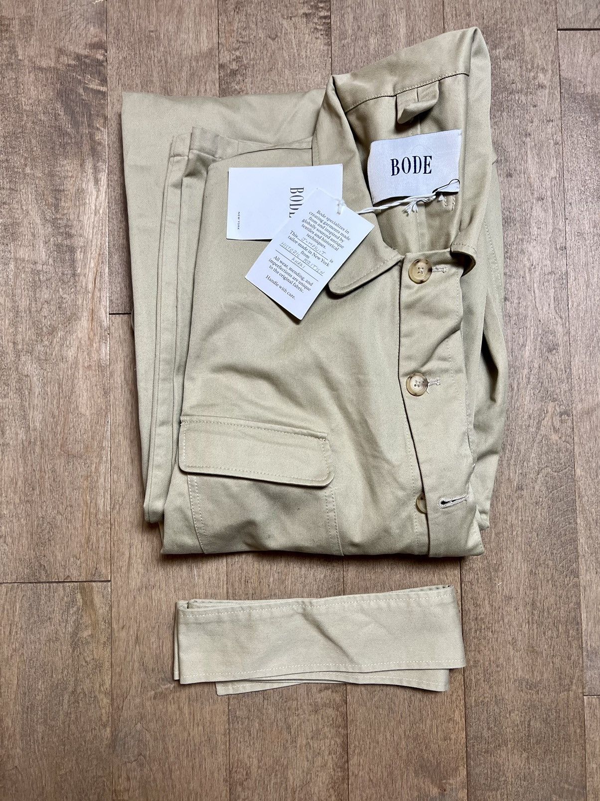 Bode New 1 of 1 Historic British Khaki Belted Jumpsuit Coverall Size US 36 / EU 52 - 15 Thumbnail