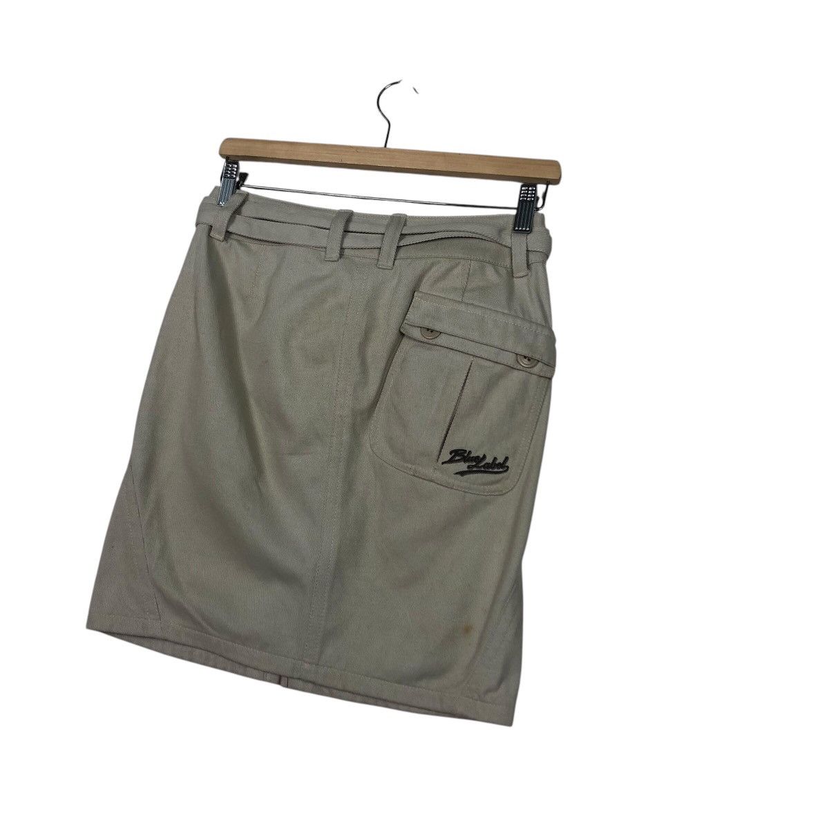 Burberry 📌Vintage Skirt Duck Canvas Burberry London Blue Label Size 36" / US 14 / IT 50 - 11 Thumbnail