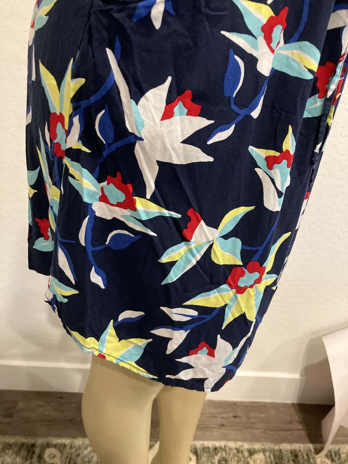 Gap GAP Pre loved Sleeveless Floral Drawstring Waist Dress Size M / US 6-8 / IT 42-44 - 9 Thumbnail