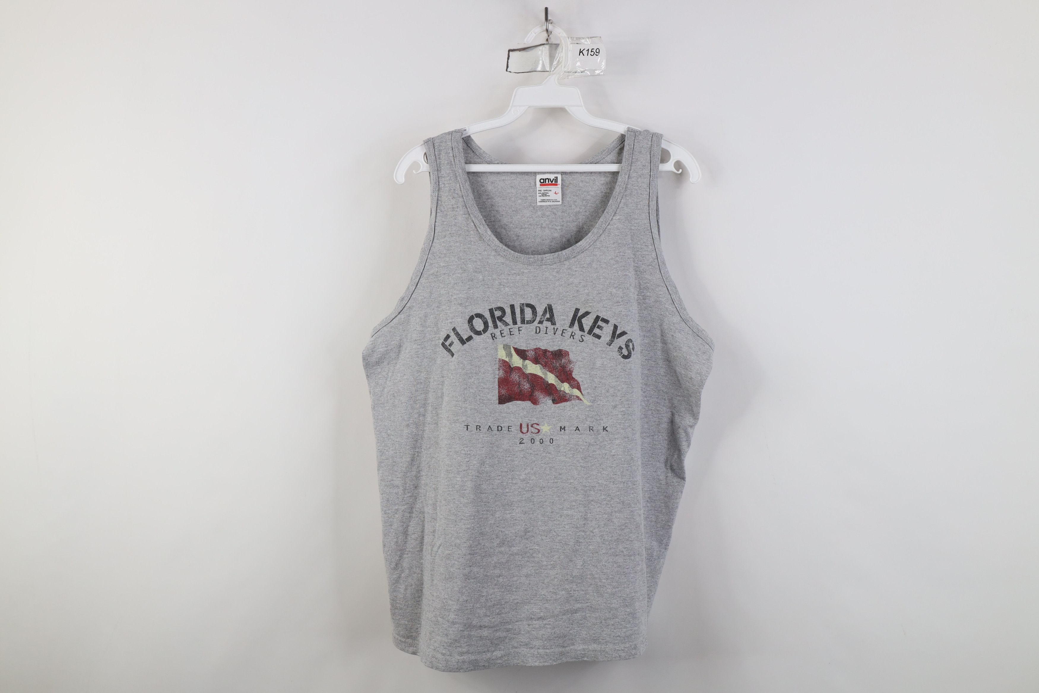 Vintage Vintage Y2K 2000 Streetwear Reef Divers Tank Top T-Shirt Size US L / EU 52-54 / 3 - 1 Thumbnail