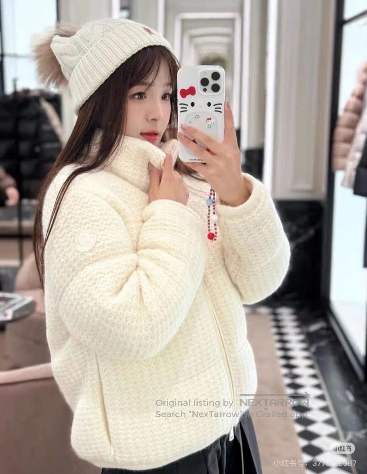 Moncler Moncler Cardigan Series: Knitted, Stand-up Collar Down Jac Size M / US 6-8 / IT 42-44 - 1 Thumbnail