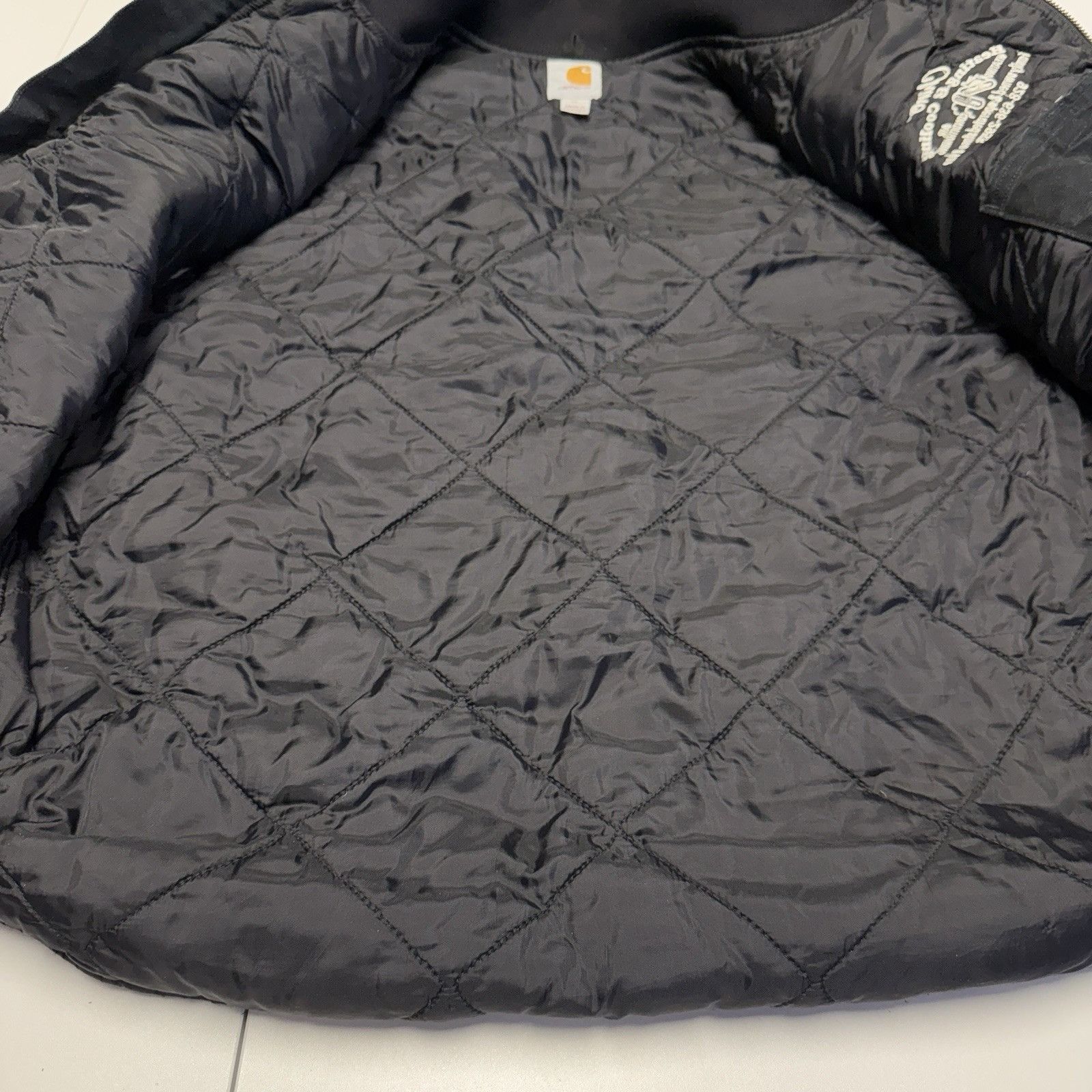 Carhartt Carhartt Vest Mens XL V01 Blk Canvas Quilted Lined Workwear Size US XL / EU 56 / 4 - 8 Thumbnail