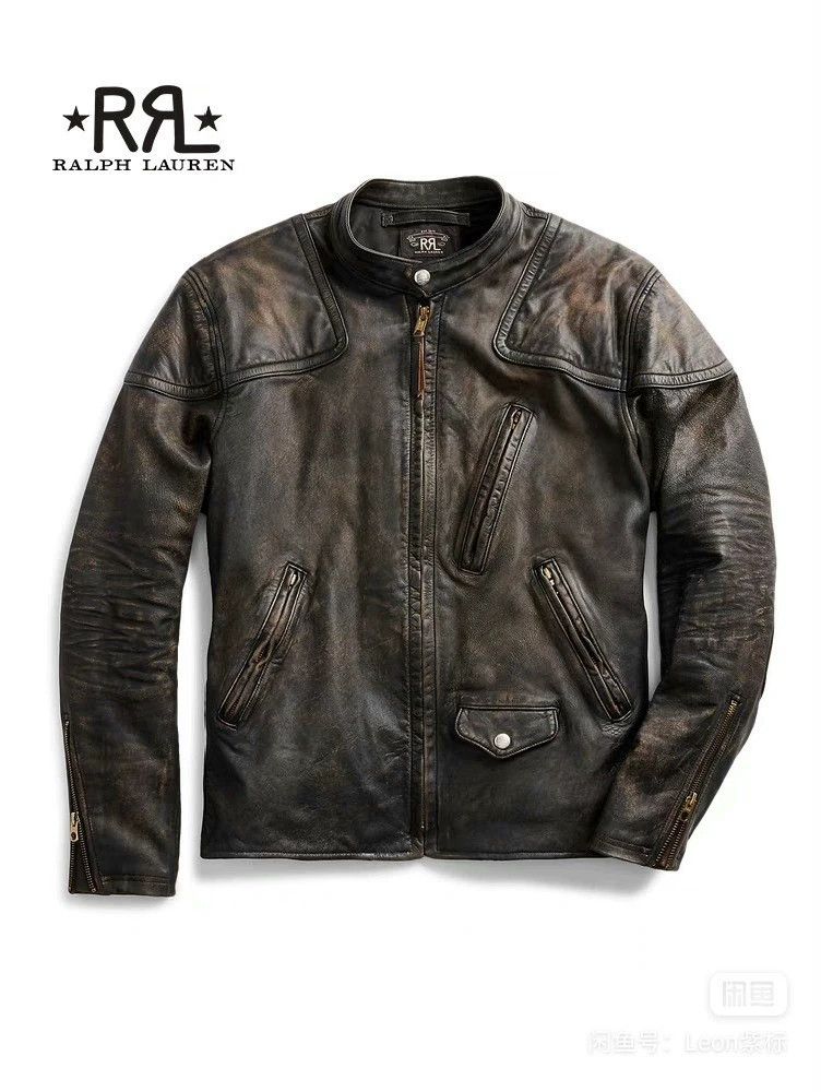 RRL Ralph Lauren RRL Ralph Lauren American retro vintage cowhide jacket for Size US M / EU 48-50 / 2 - 3 Thumbnail
